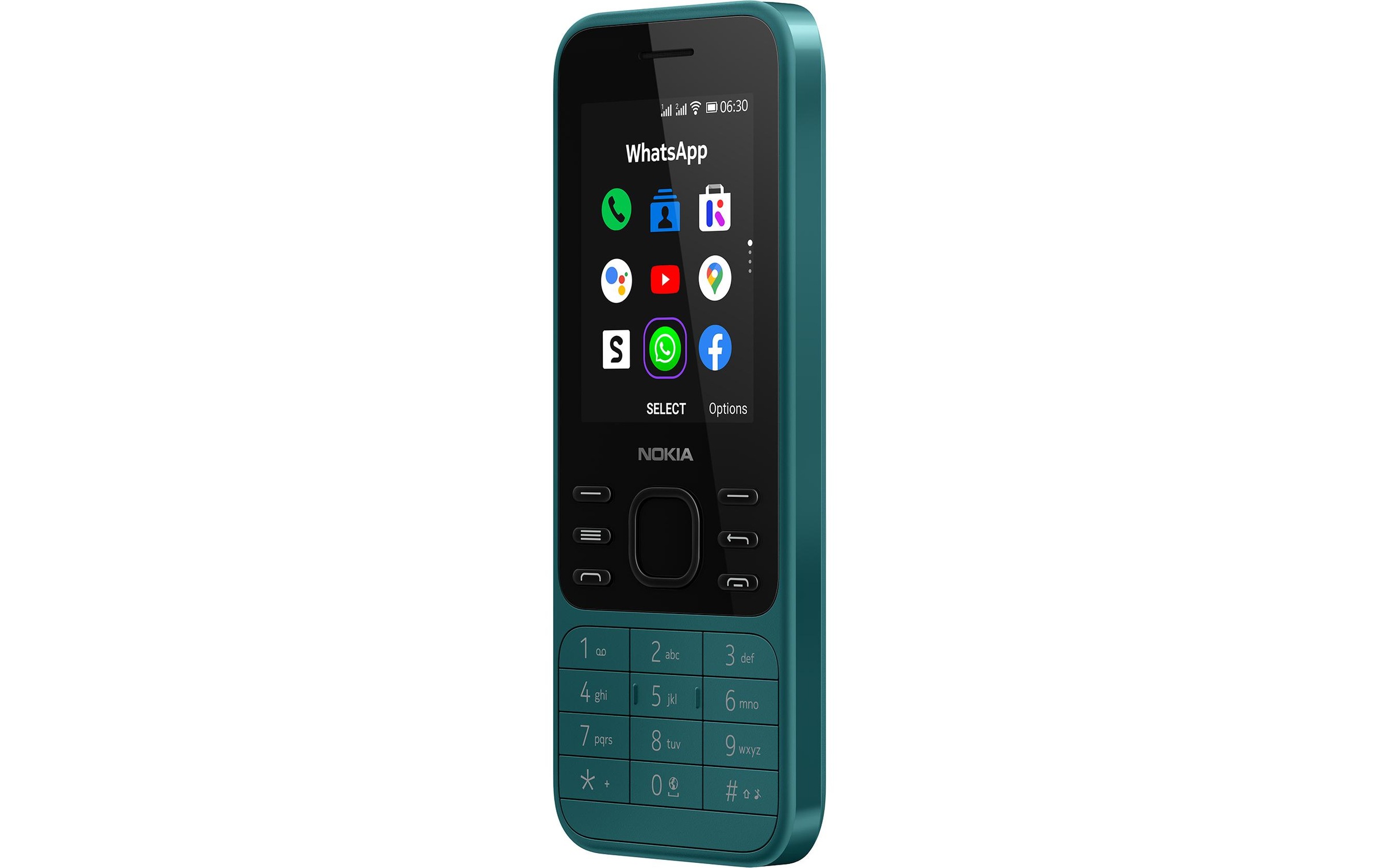 Nokia Smartphone »6300, 4G Cyan Green«, grün