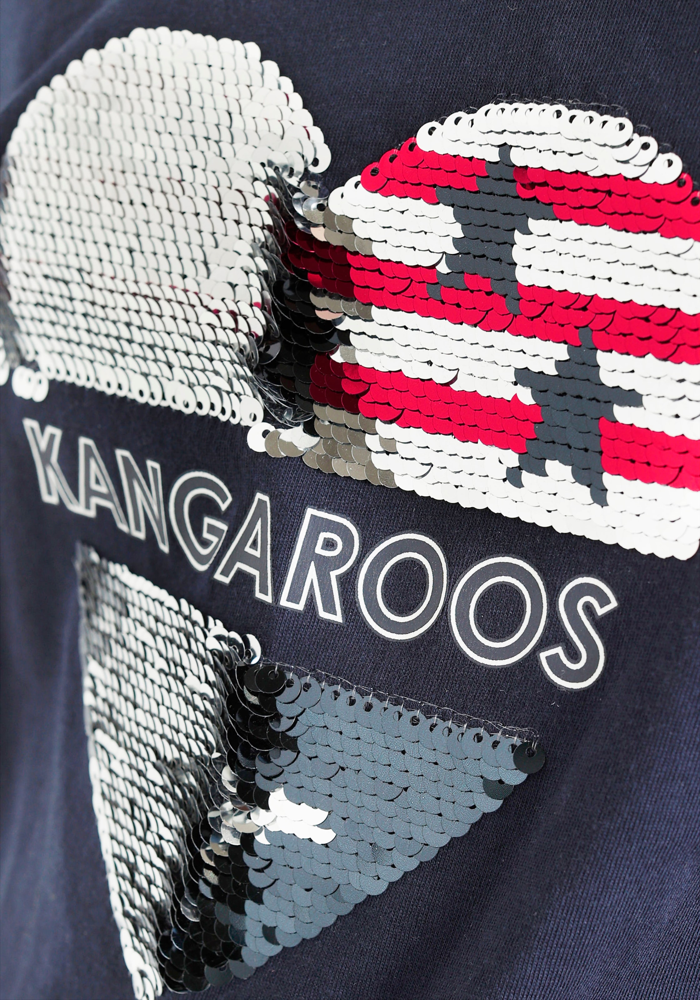 ✵ KangaROOS Langarmshirt »Herz«, mit Wendepailletten online ordern |  Jelmoli-Versand