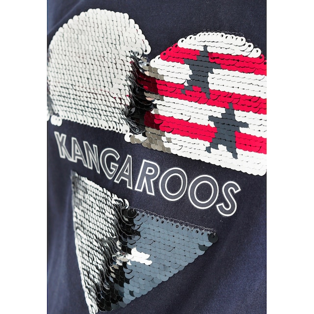 ✵ KangaROOS Langarmshirt »Herz«, mit Wendepailletten online ordern |  Jelmoli-Versand