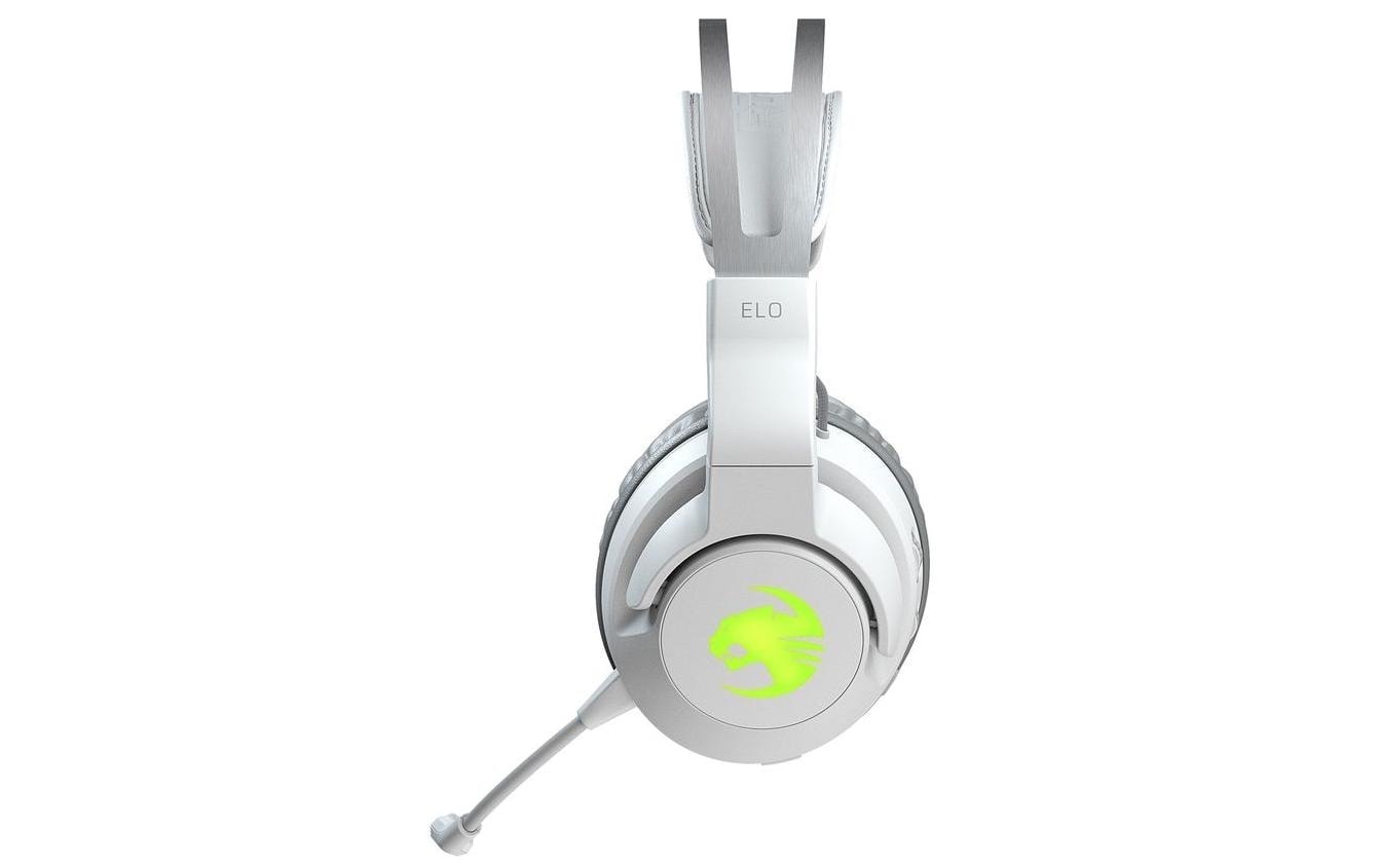 ROCCAT Gaming-Headset »ELO 44933 AIR Weiss«, Mikrofon abnehmbar-Freisprechfunktion