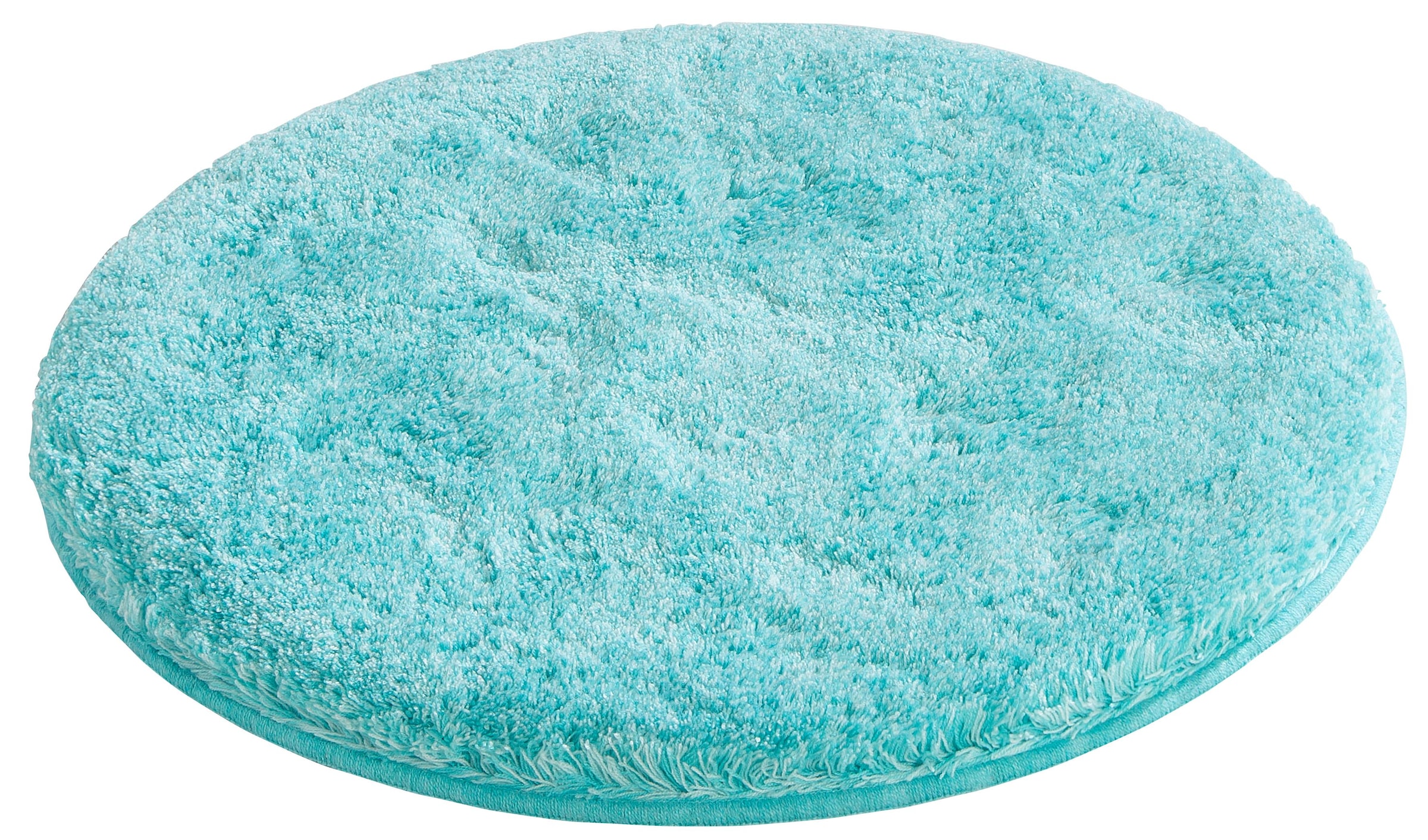 Grund Badematte »Melos, Badvorleger, Badezimmer Teppich, sehr weich«, rutschhemmend beschichtet, fussbodenheizungsgeeignet, melierte Optik, sehr weicher Flor, Melange-Effekt, Made in Europe