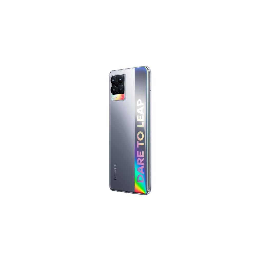 Realme Smartphone »8 64 GB Cyber Silver«, silberfarben, 16,3 cm/6,43 Zoll, 64 MP Kamera