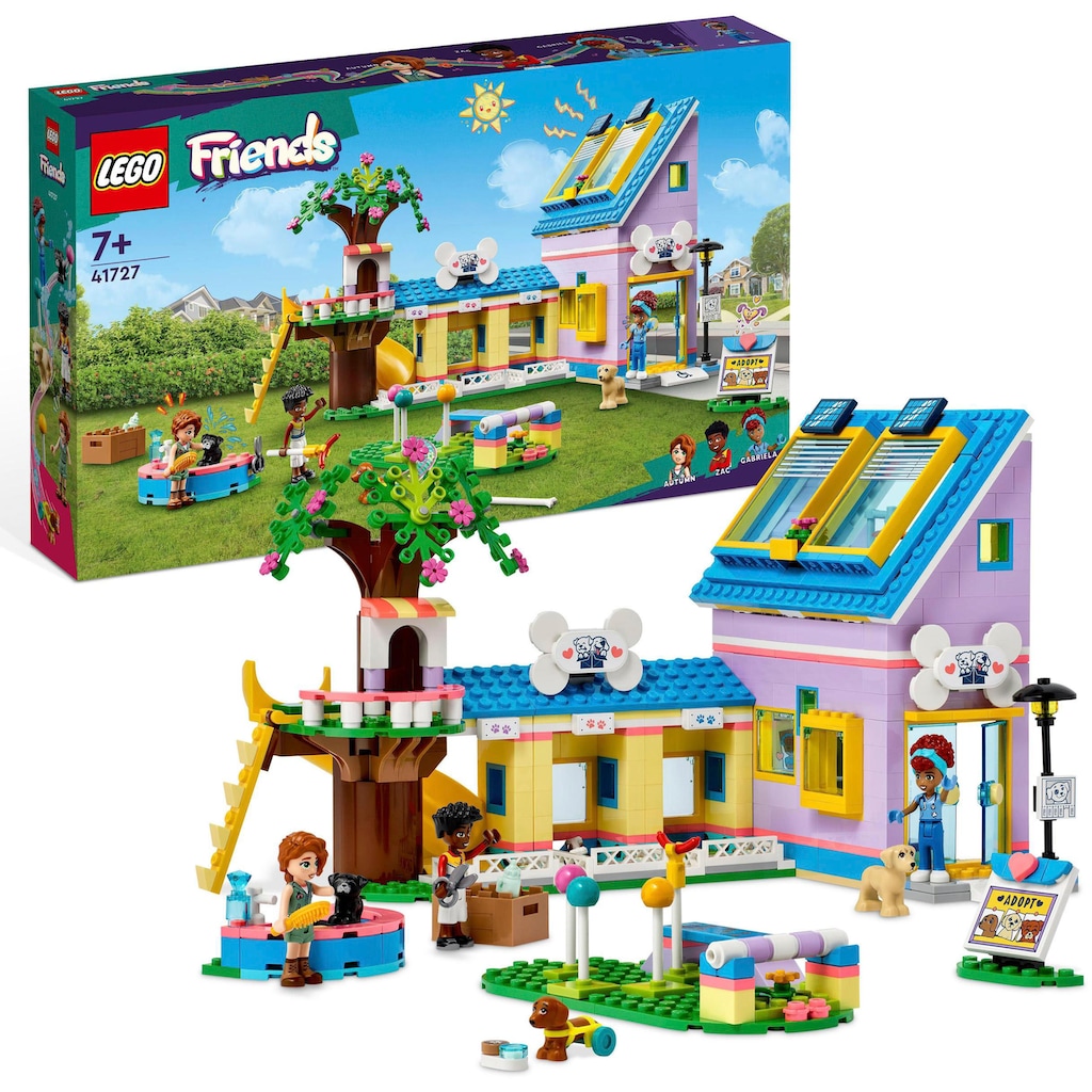 LEGO® Konstruktionsspielsteine »Hunderettungszentrum (41727), LEGO® Friends«, (617 St.)