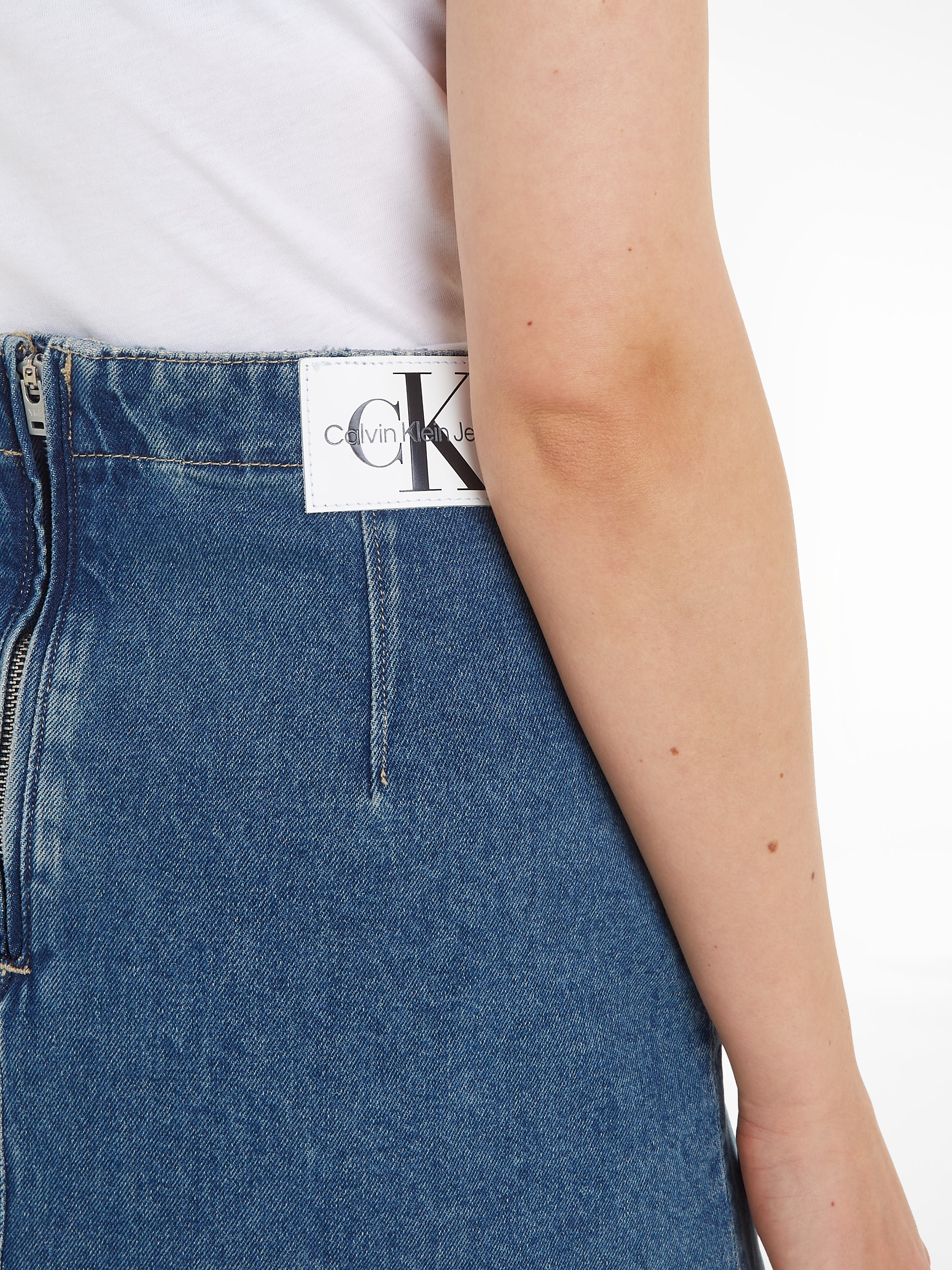 Calvin Klein Jeans Jeansrock »DARTED DENIM SKIRT«
