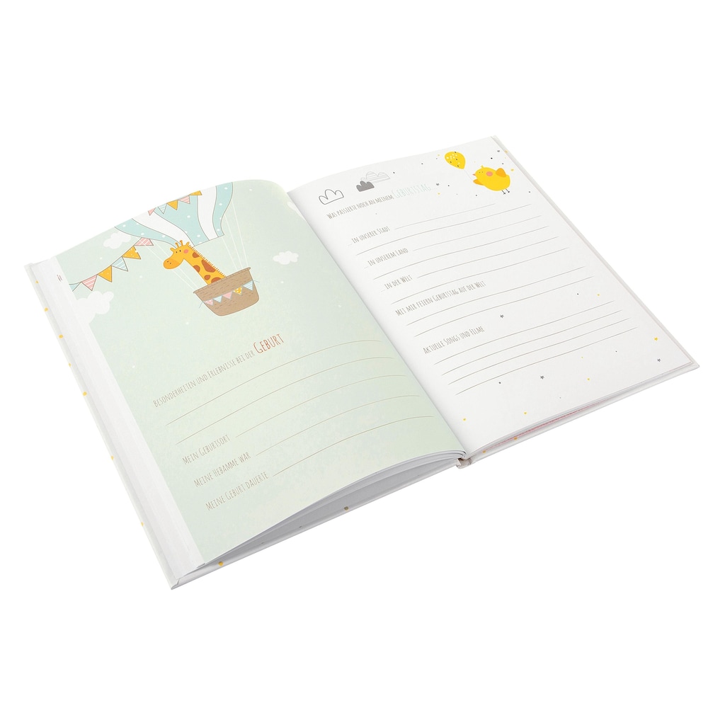 Goldfarbenbuch Tagebuch »Babytagebuch Animal Pyrami«