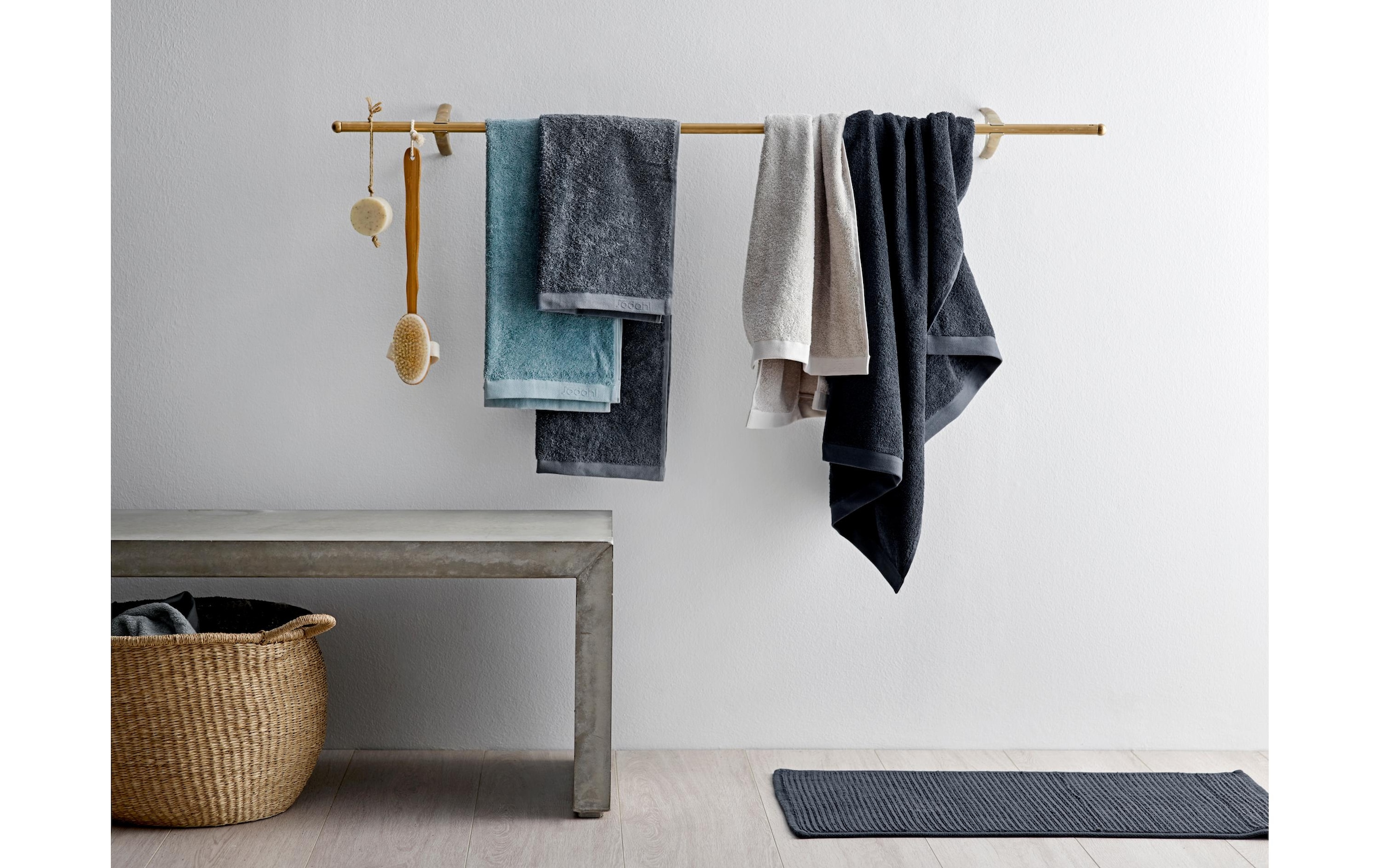 Södahl Handtuch »Handtuch 50x100 Comfort Light grey«, (1 St.)