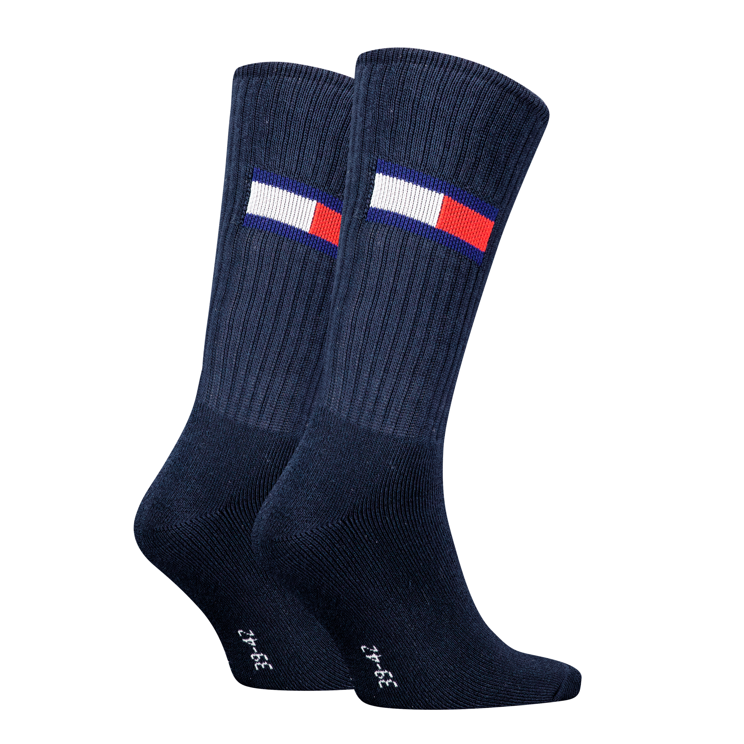 Tommy Hilfiger Socken »TH UNI TJ SOCK 2P FLAG«, (2 Paar, 2 Paar), mit grossem Logo