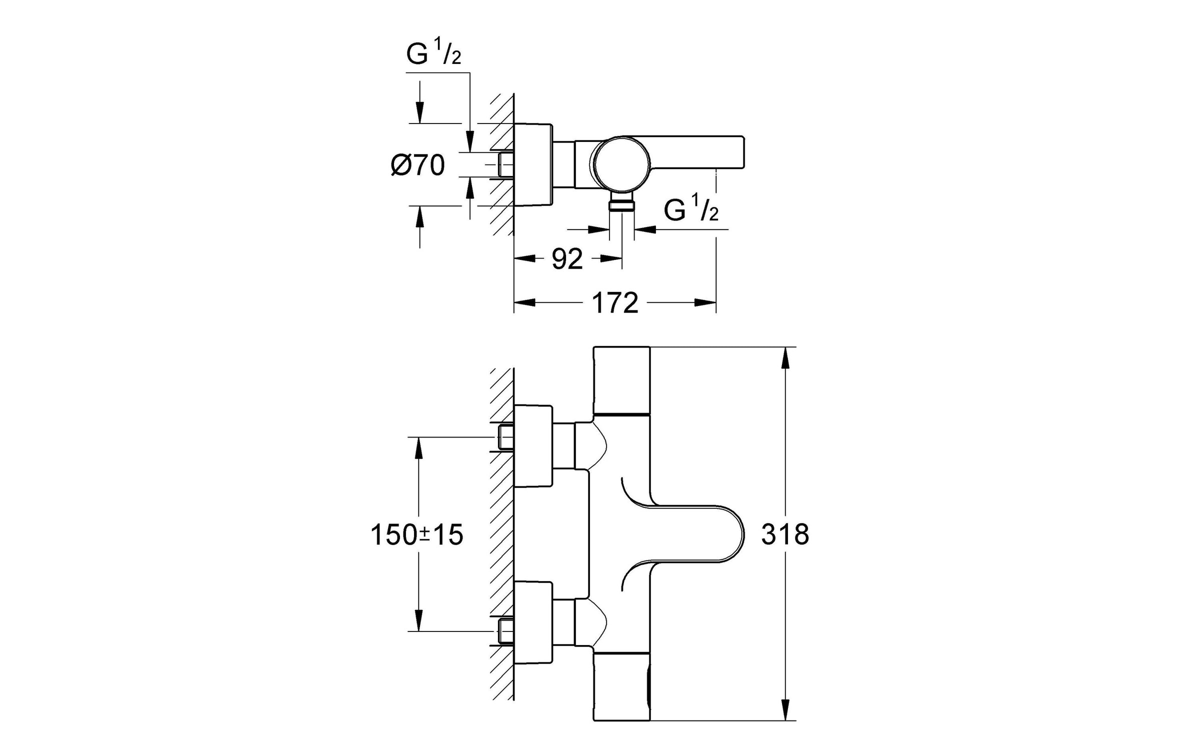 Grohe Badarmatur »Grohtherm 3000 Cosmopolitan«