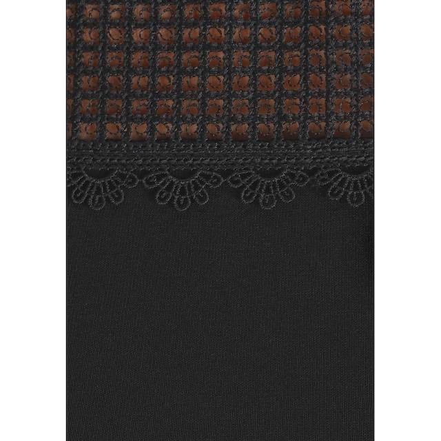 Melrose Netzshirt, mit Crochet-Einsatz online bestellen | Jelmoli-Versand
