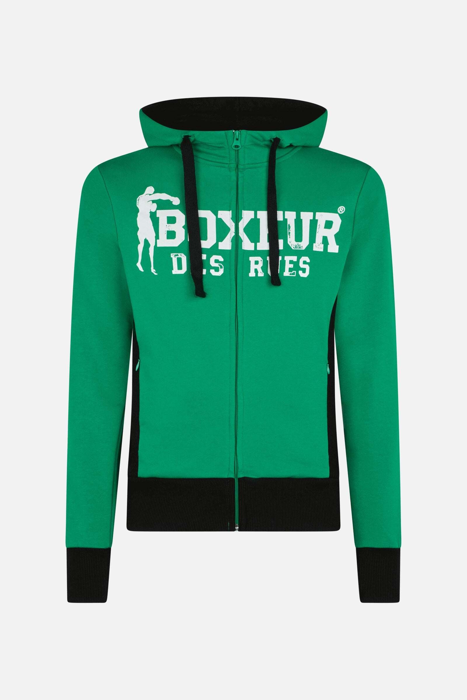 BOXEUR DES RUES Sweatjacke »BOXEUR DES RUES Sweatjacken Hooded Full Zip Sweatshirt«