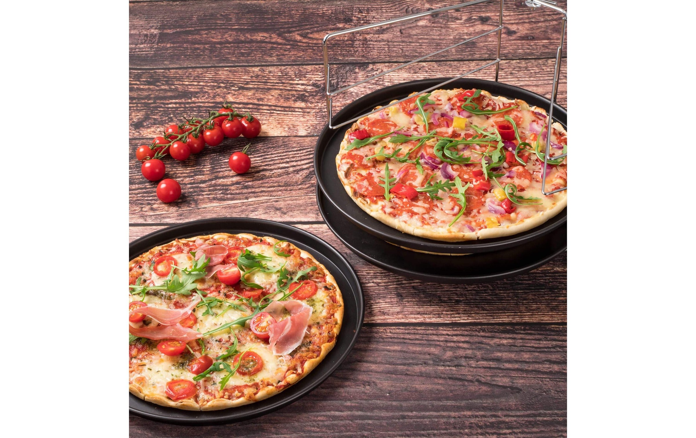 Zenker Pizzastein »Pizzablech Special Countri«, Stahl