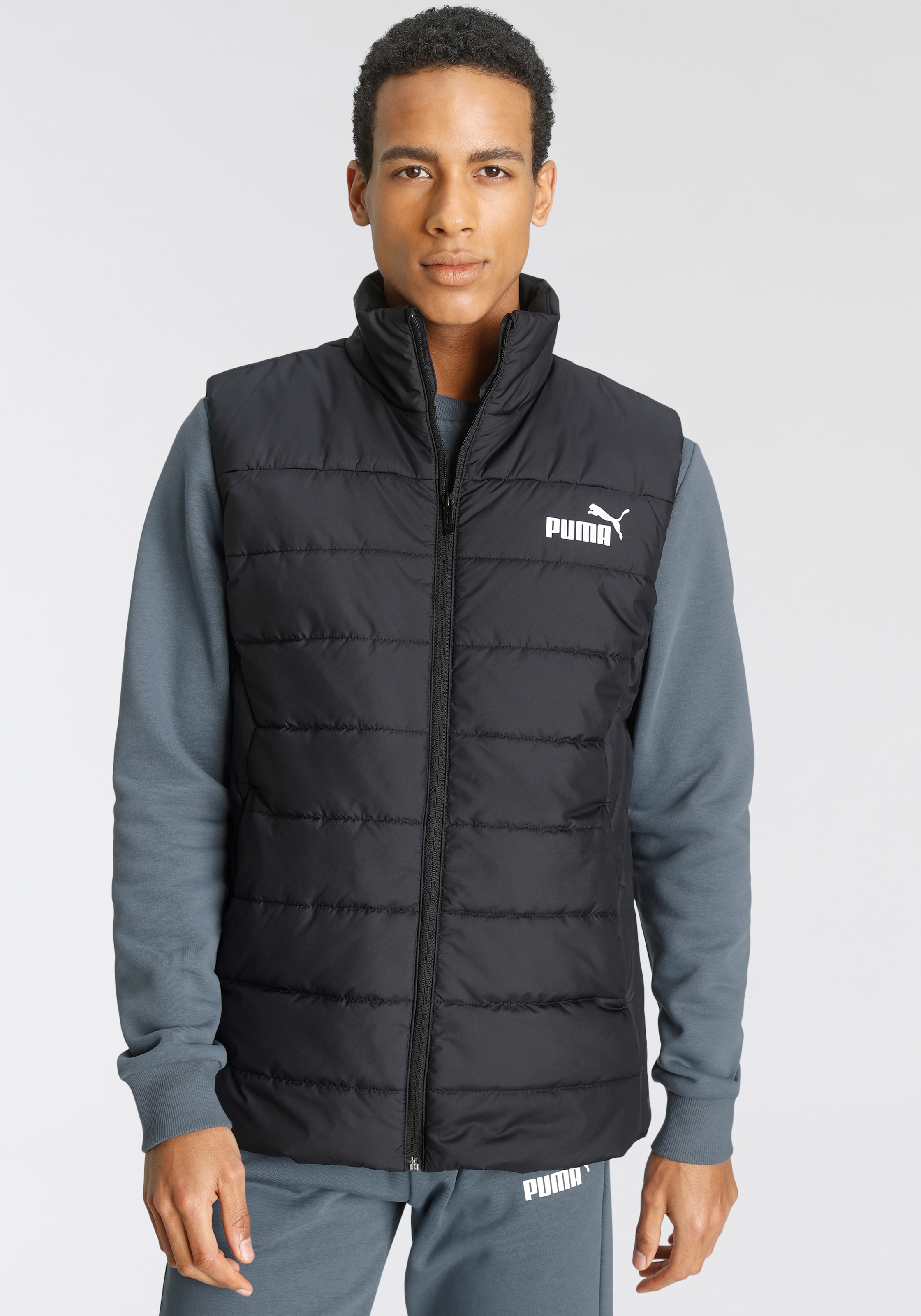PUMA Steppweste »ESS PADDED VEST« mit wattierter Füllung, wasserabweisendes Gewebe, atmungsaktiv