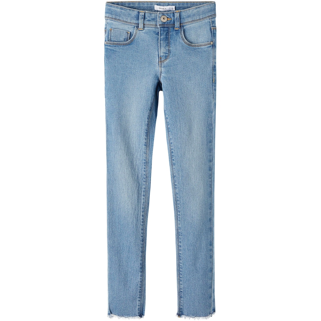 Name It Skinny-fit-Jeans »NKFPOLLY SKINNY JEANS 1191-IO NOOS«, Used-Optik