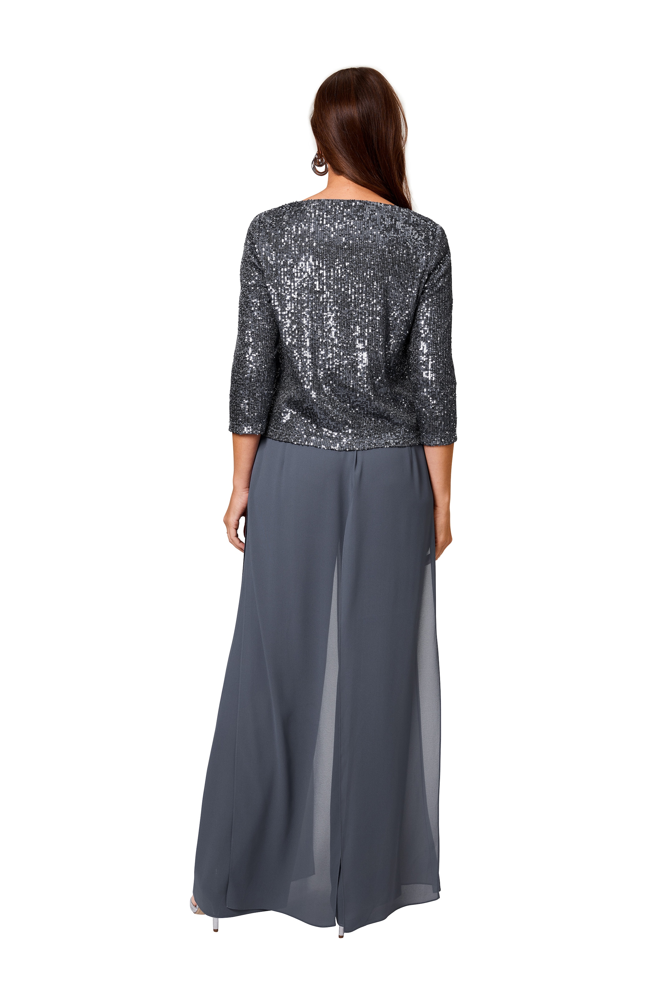 HERMANN LANGE Collection Paillettenshirt, im kurzen Schnitt