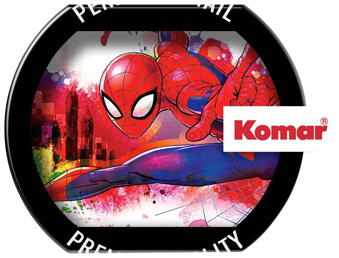 Komar Fototapete »Spider-Man Graffiti Art - Grösse 368 x 127 cm«, bedruckt, Kinderzimmer