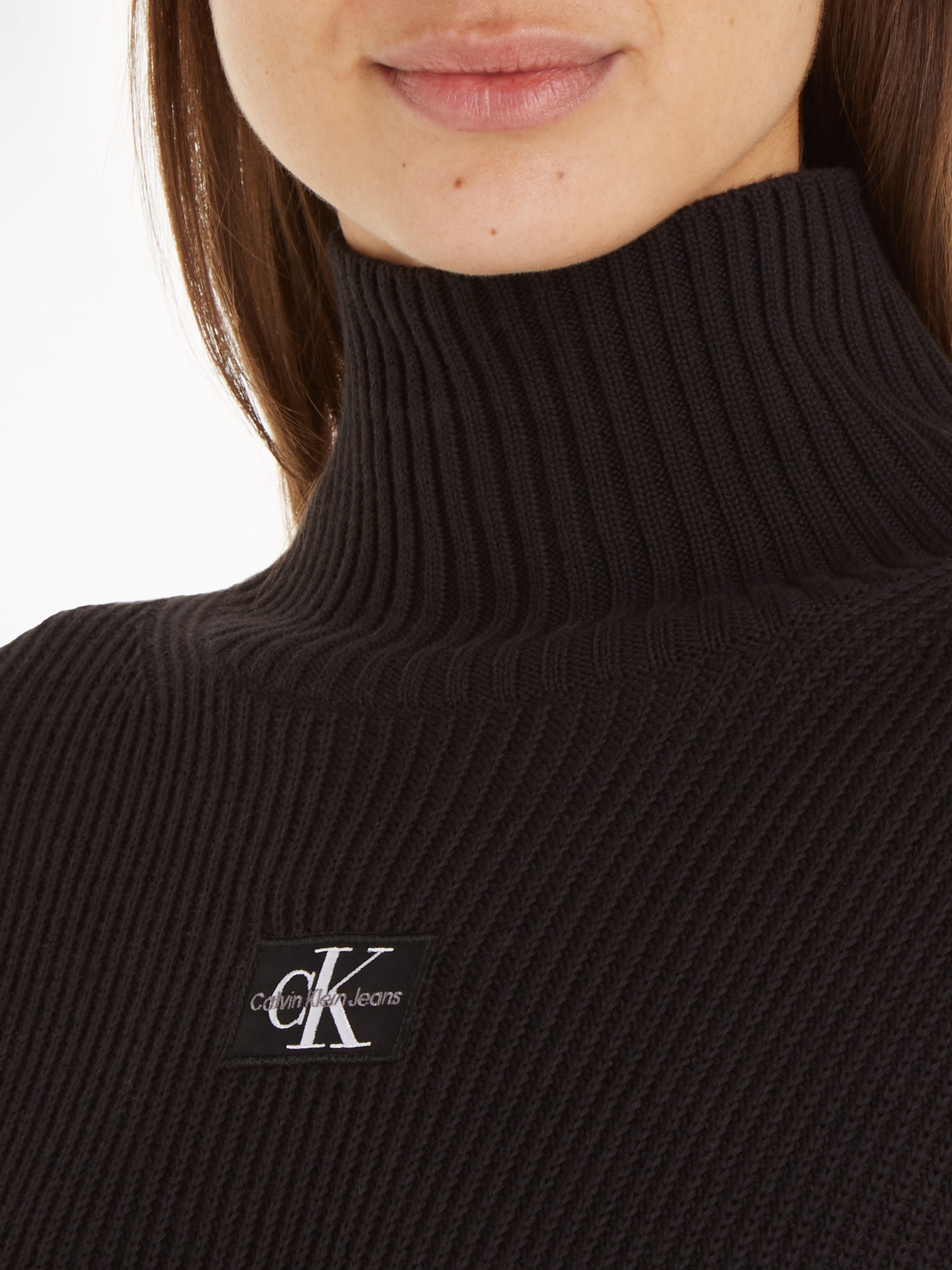 Calvin Klein Jeans Sweatkleid »WOVEN LOOSE Jelmoli-Versand bestellen | online LABEL SWEATER DRESS«