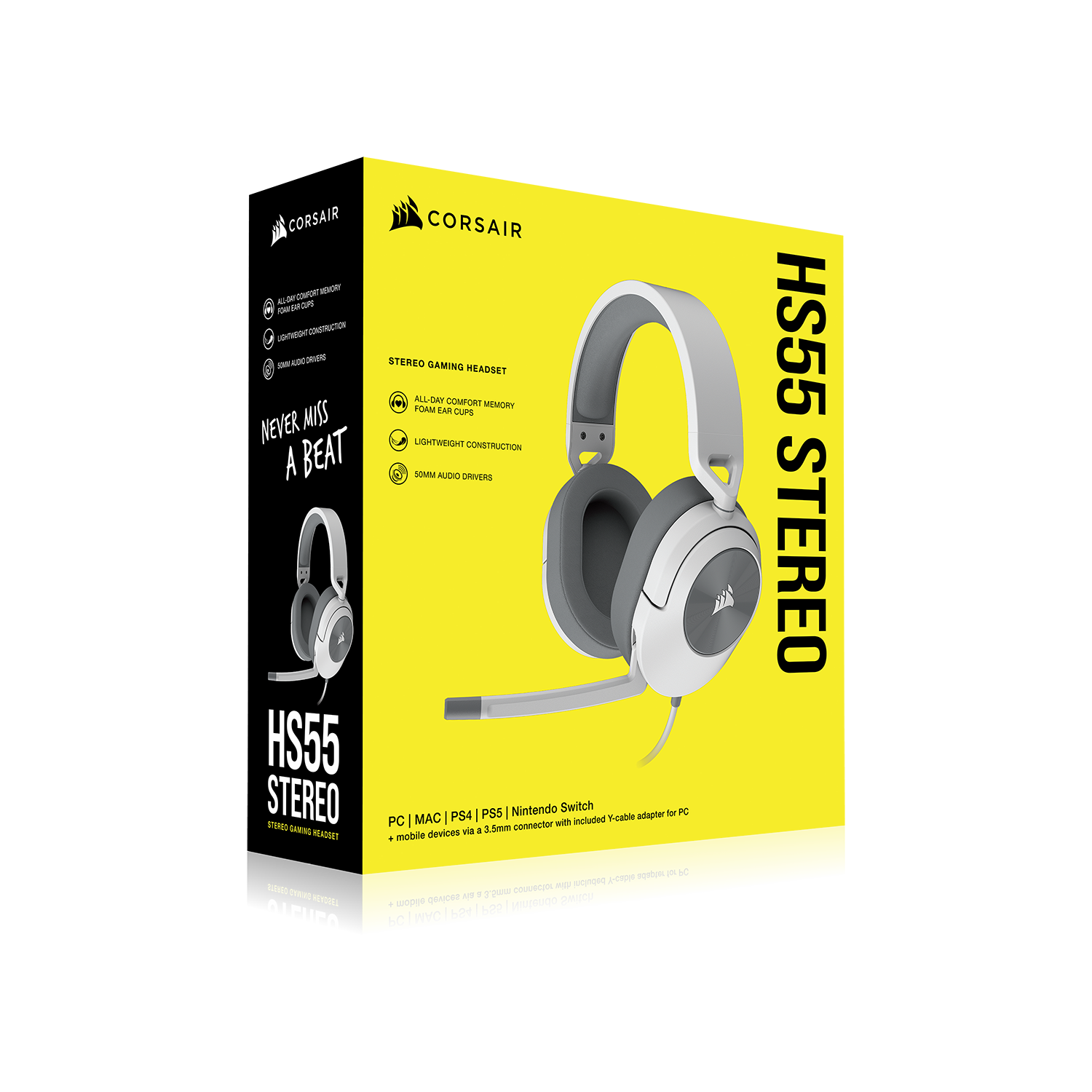 ➥ Corsair Gaming-Headset »HS55 Stereo Carbon« gleich kaufen |  Jelmoli-Versand