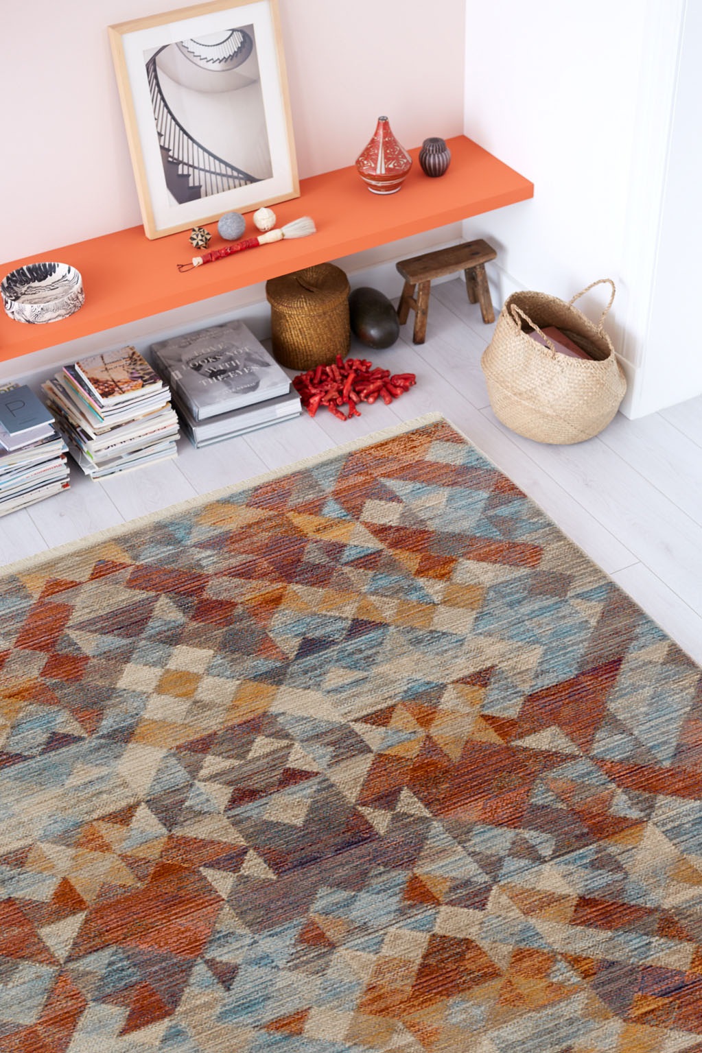 SCHÖNER WOHNEN-Kollektion Teppich »Mystik 211«, rechteckig, 7 mm Höhe, Vintage Look, Wohnzimmer