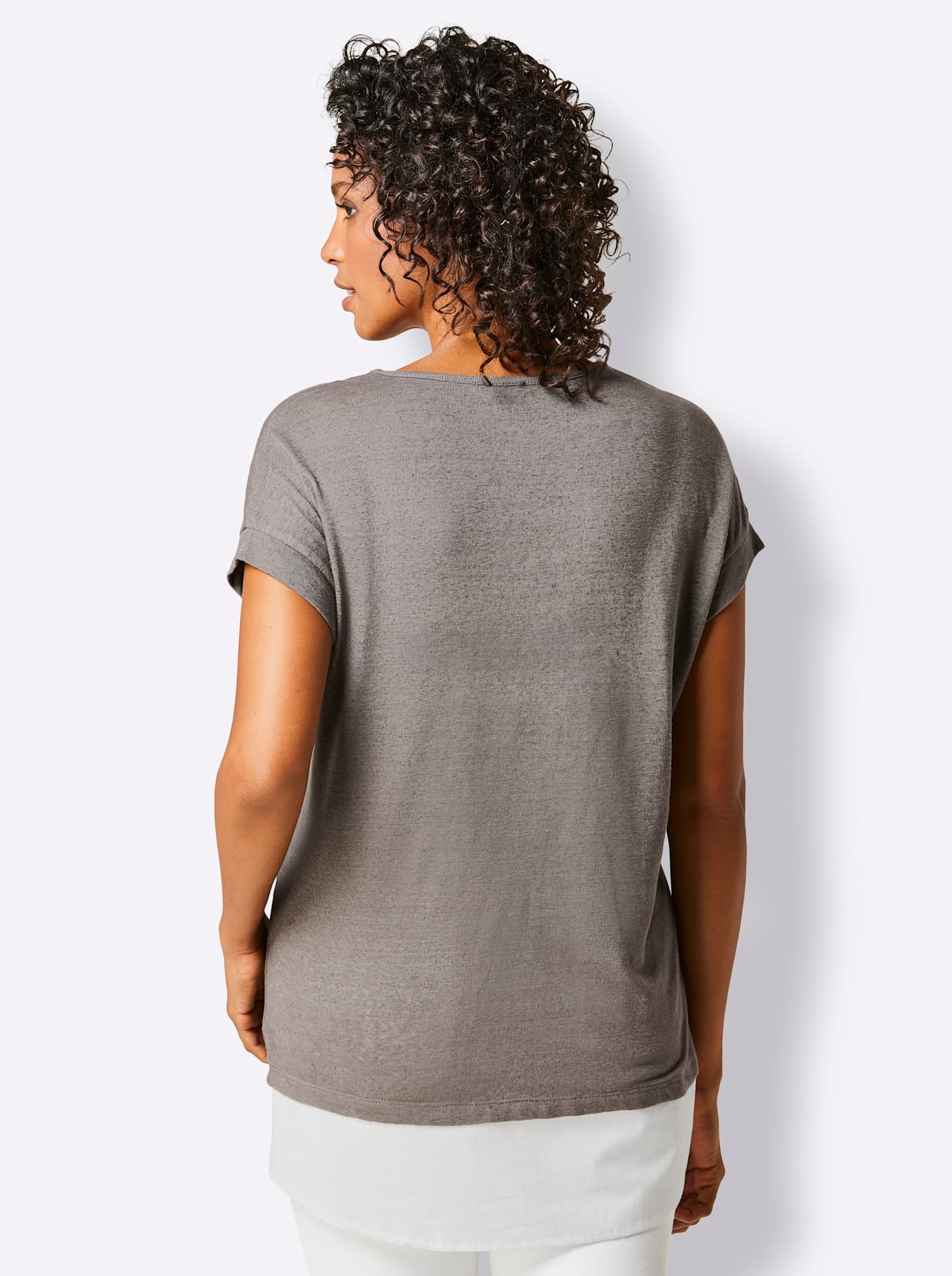 CREATION L PREMIUM 2-in-1-Shirt »Leinen-Viskose-Shirt«, (1 tlg.)