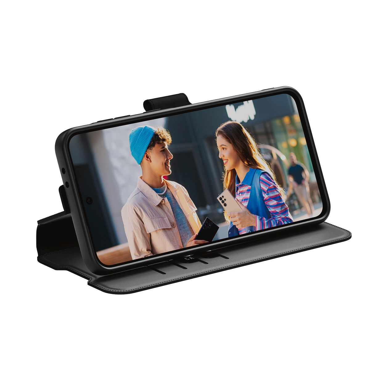 CARE by PanzerGlass Handyhülle »Feature Wallet Case w. Kickstand Samsung Galaxy A56 5G«, Samsung Galaxy A56 5G, Backcover, Schutzhülle, Handyschutzhülle, Case, Schutzcase, stossfest