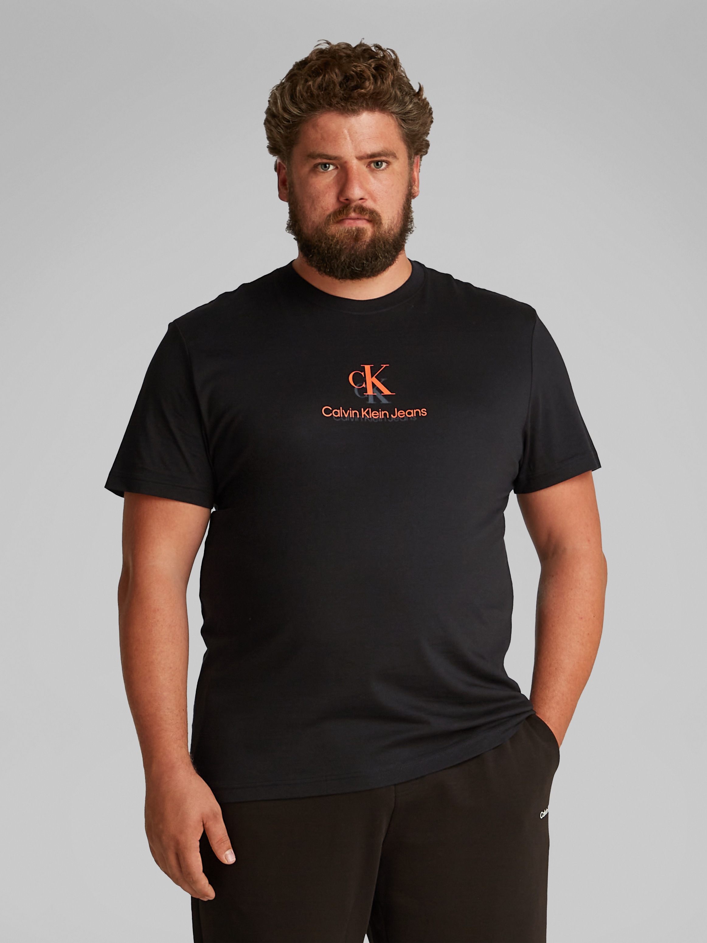 Calvin Klein Jeans Plus T-Shirt »PLUS SHADOW LOGO TEE« in grossen Grössen