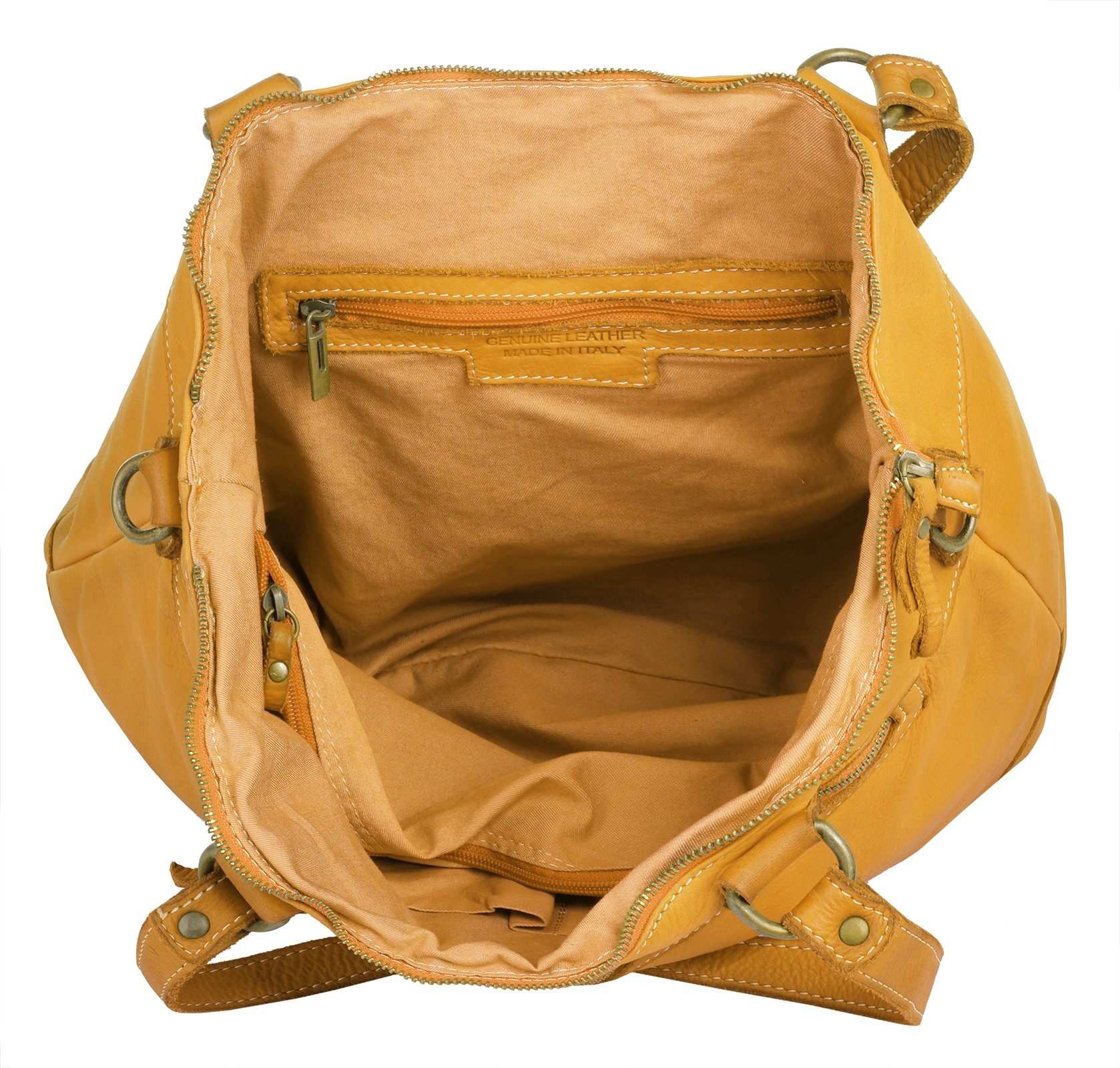 Cluty Shopper, echt Leder, Made in Italy