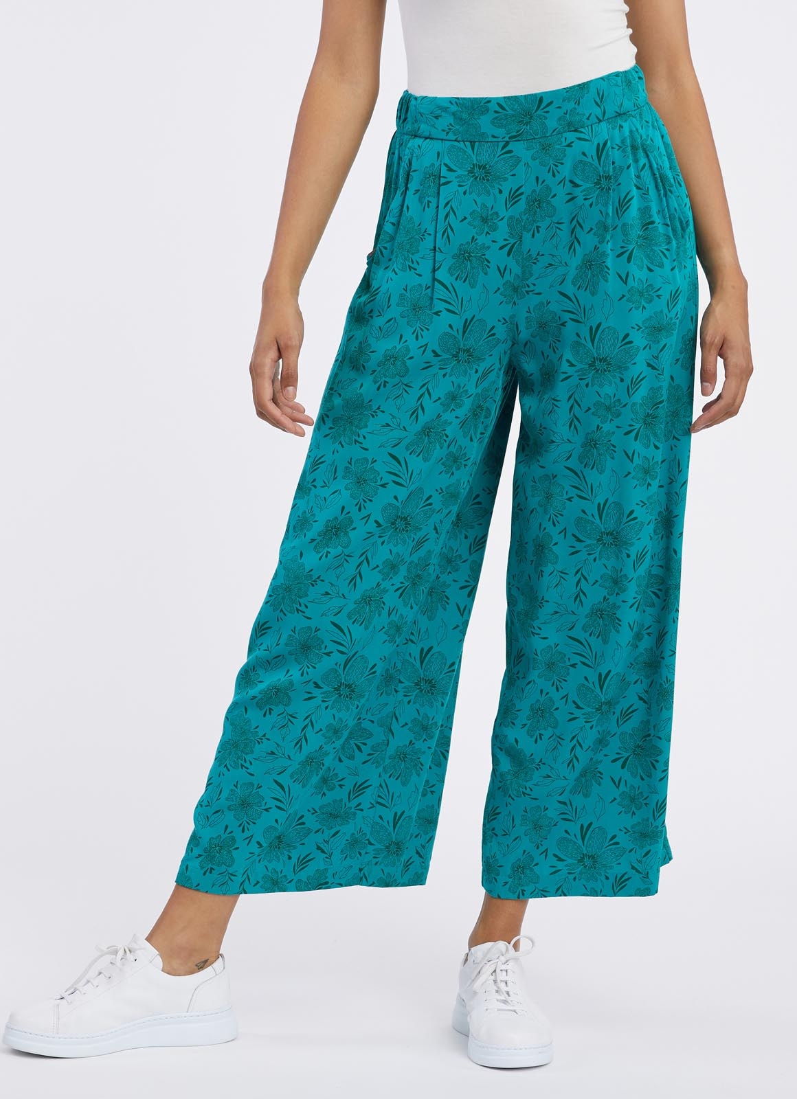 Culotte »LOGGAN PRINT«, modische Hose mit weiter Beinform