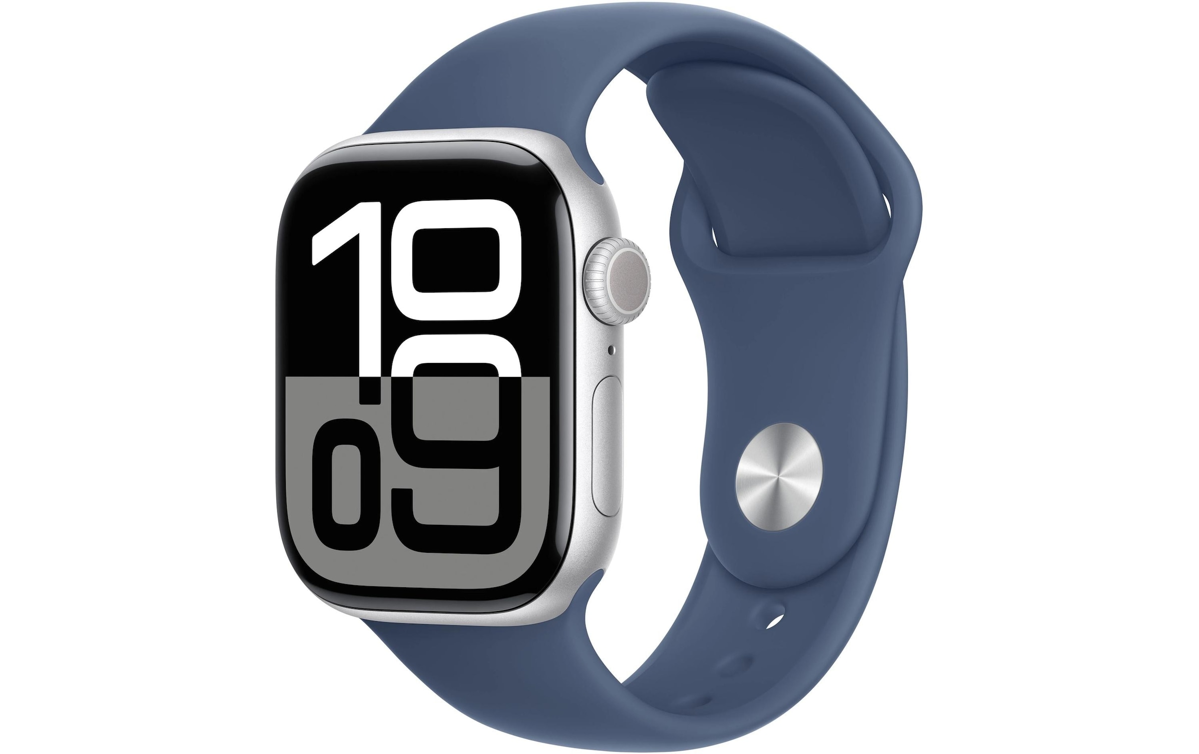 Apple Watch Series 10 Aluminium, 42 mm, GPS, Sport Band S/M, Silberfarben