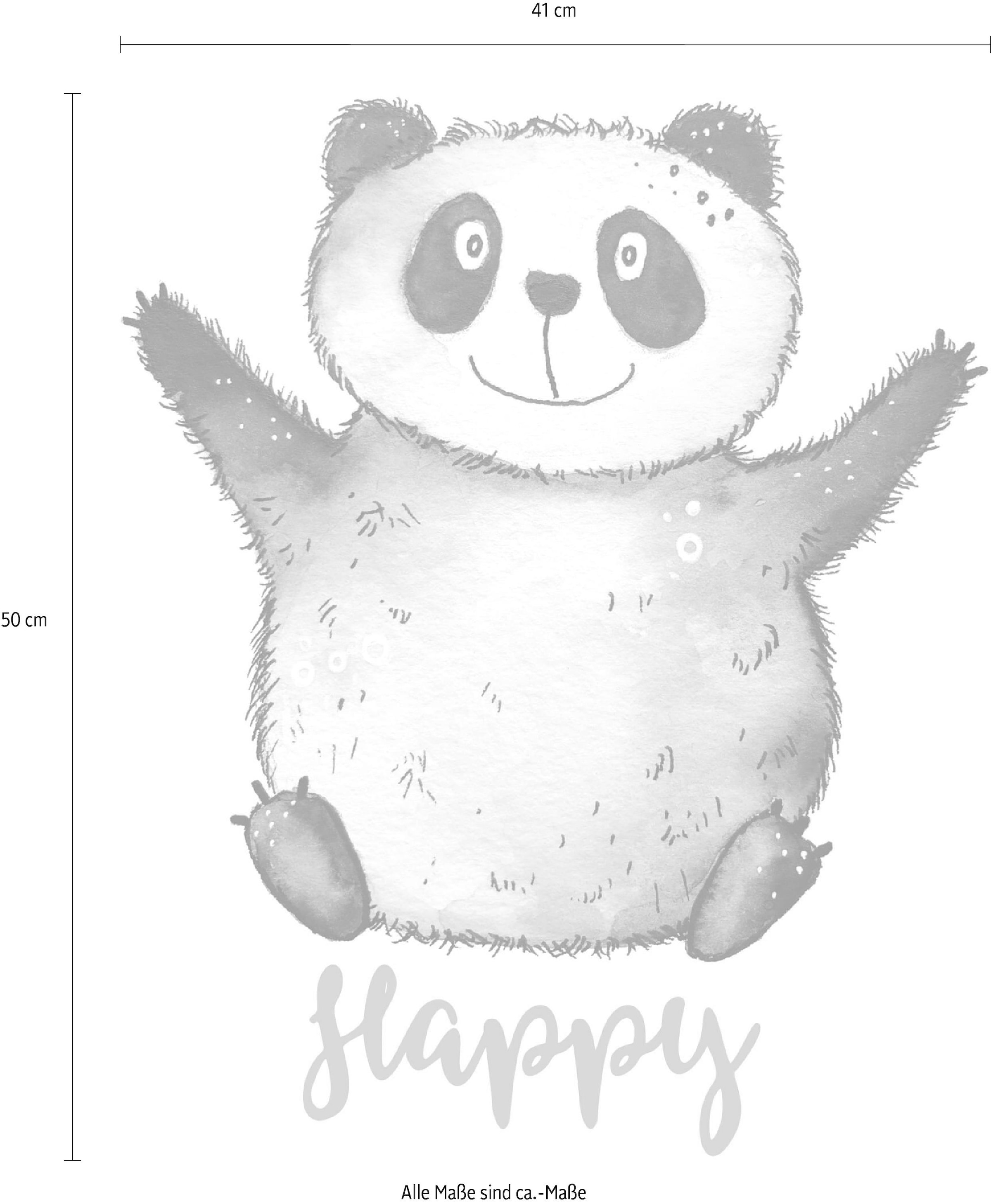 Wall-Art Wandtattoo »Happy Panda«, selbstklebend, entfernbar