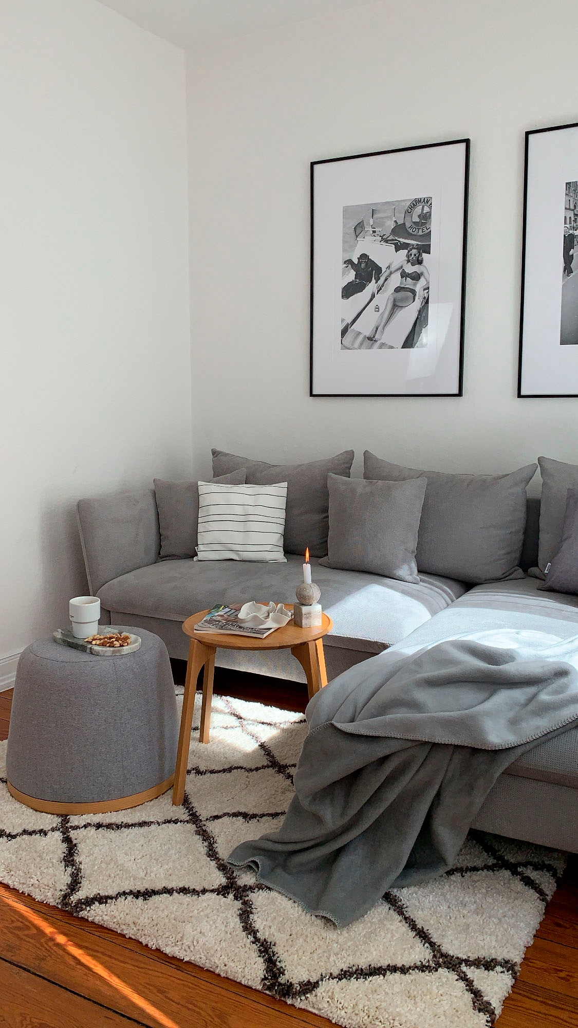 andas Ecksofa »LIVORNO,258 cm, L-Form,«, Schlaffunktion u. Bettkasten (139/224cm), Samt, Struktur, Webstoff