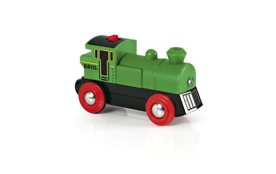 Spielzeugeisenbahn-Lokomotive »WORLD Speedy Green Batterielok«, mit Lichtfunktion