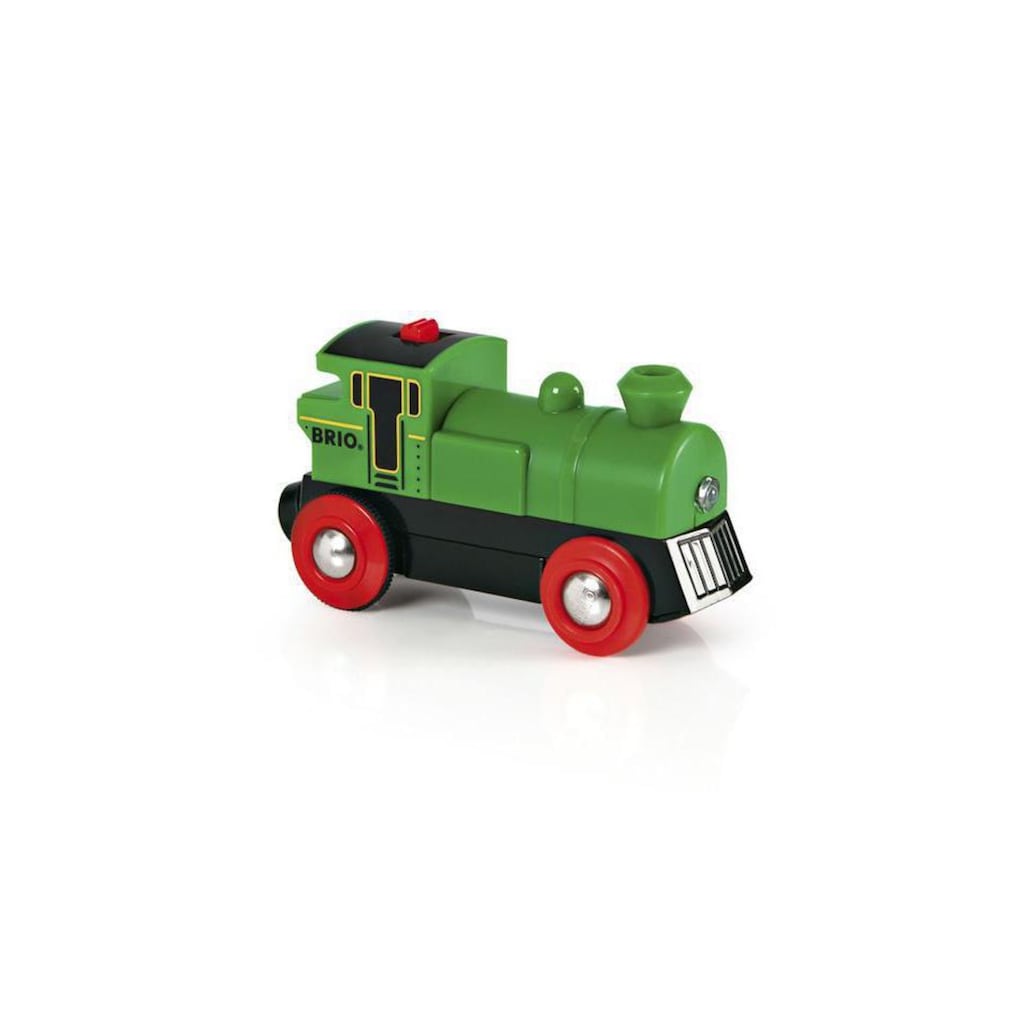 BRIO® Spielzeugeisenbahn-Lokomotive »WORLD Speedy Green Batterielok«