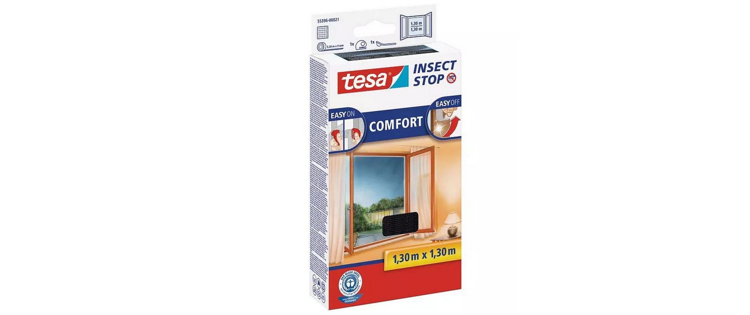 tesa Fliegengitter-Gewebe "- Set" 2 Stk. tlg.