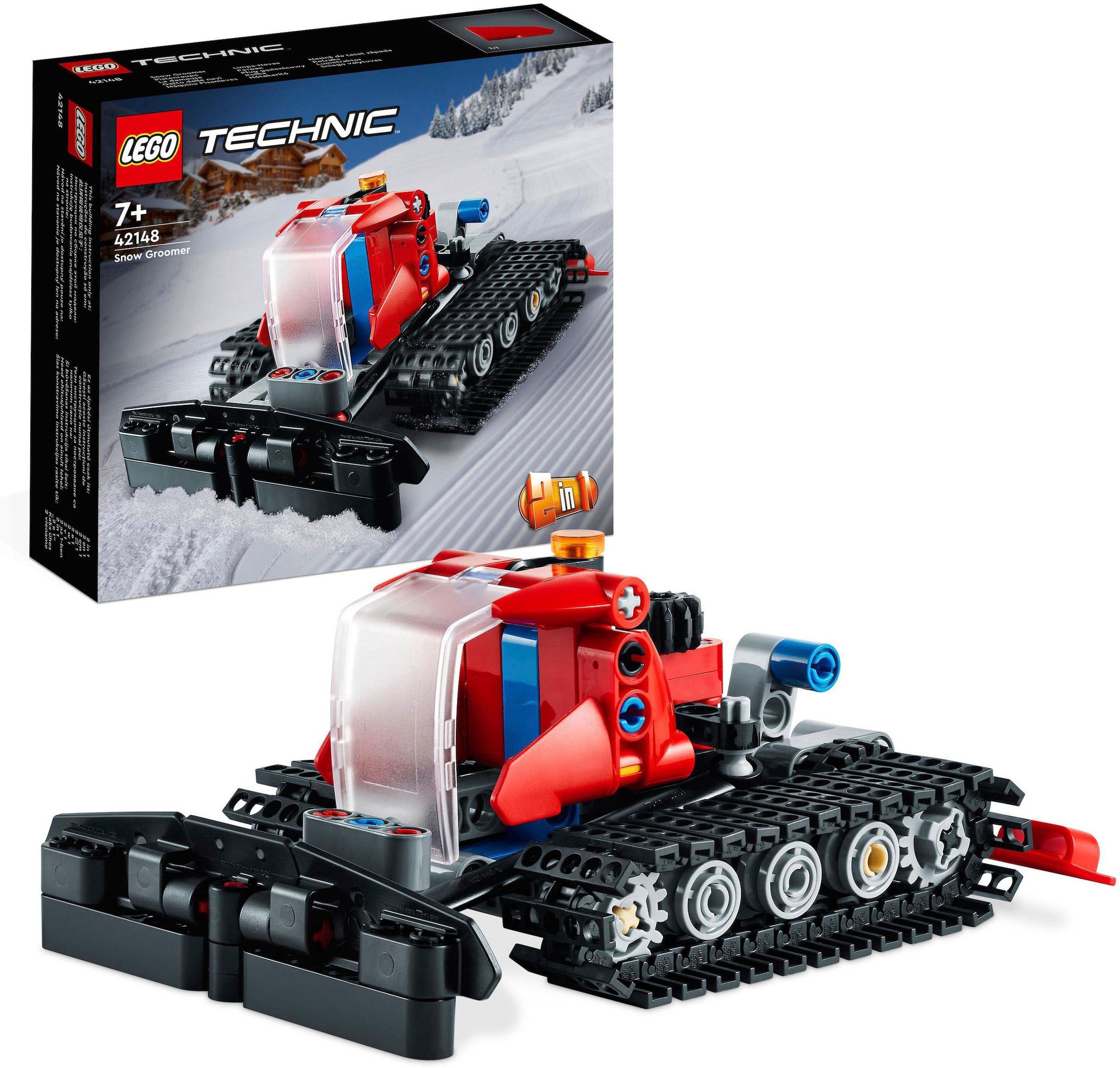 Konstruktionsspielsteine »Pistenraupe (42148), LEGO® Technic«, (178 St.), Made in Europe