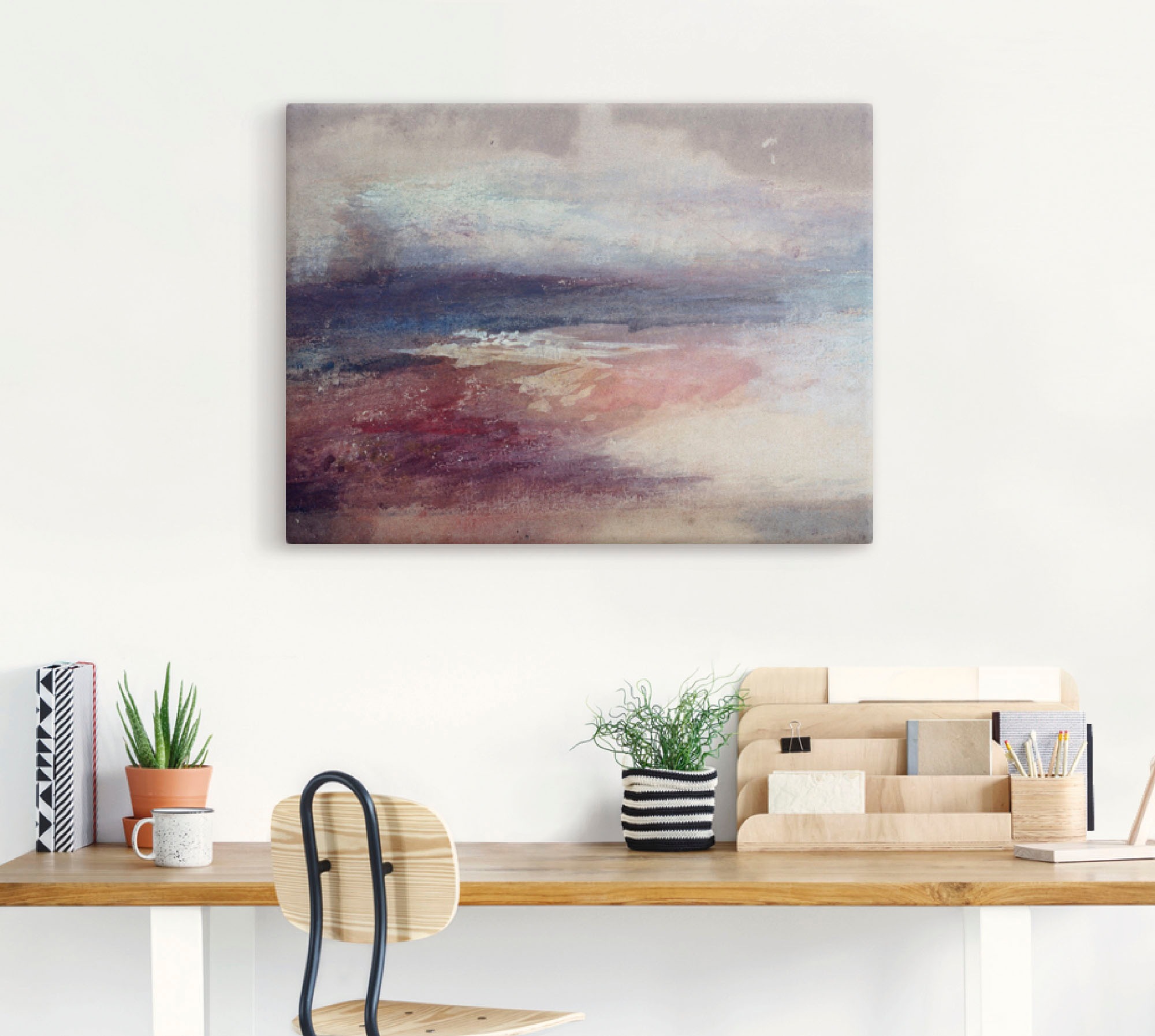 Artland Wandbild »Küstenlandschaft Sonnenunterg«, Küste, (1 St.), als Leinwandbild, Poster in verschied. Grössen