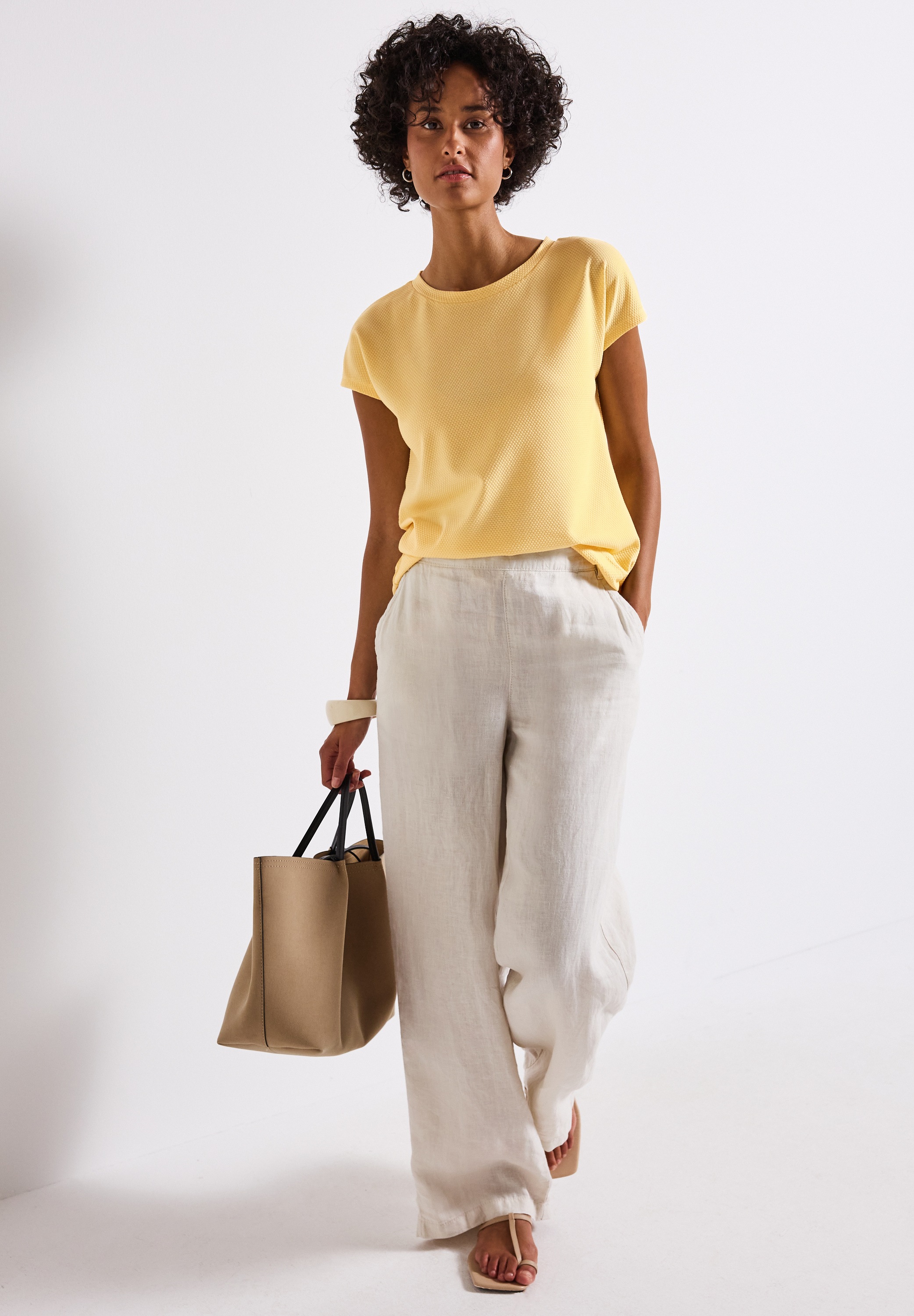 STREET ONE Shirttop, mit feiner Struktur