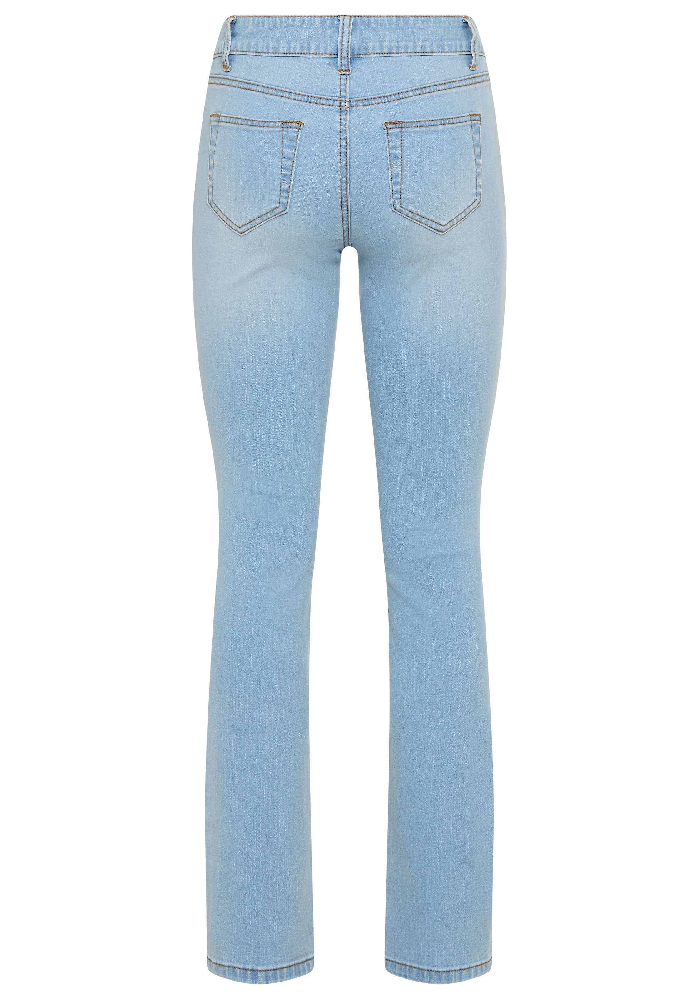 Arizona Comfort-fit-Jeans »mit Keileinsätzen«, niedrige Leibhöhe