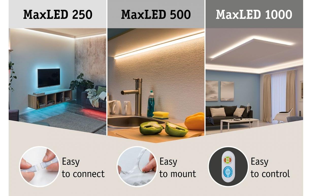 Paulmann LED-Streifen »MaxLED 500 LED Strip RGBW inkl. Adapterkabel 10 m«