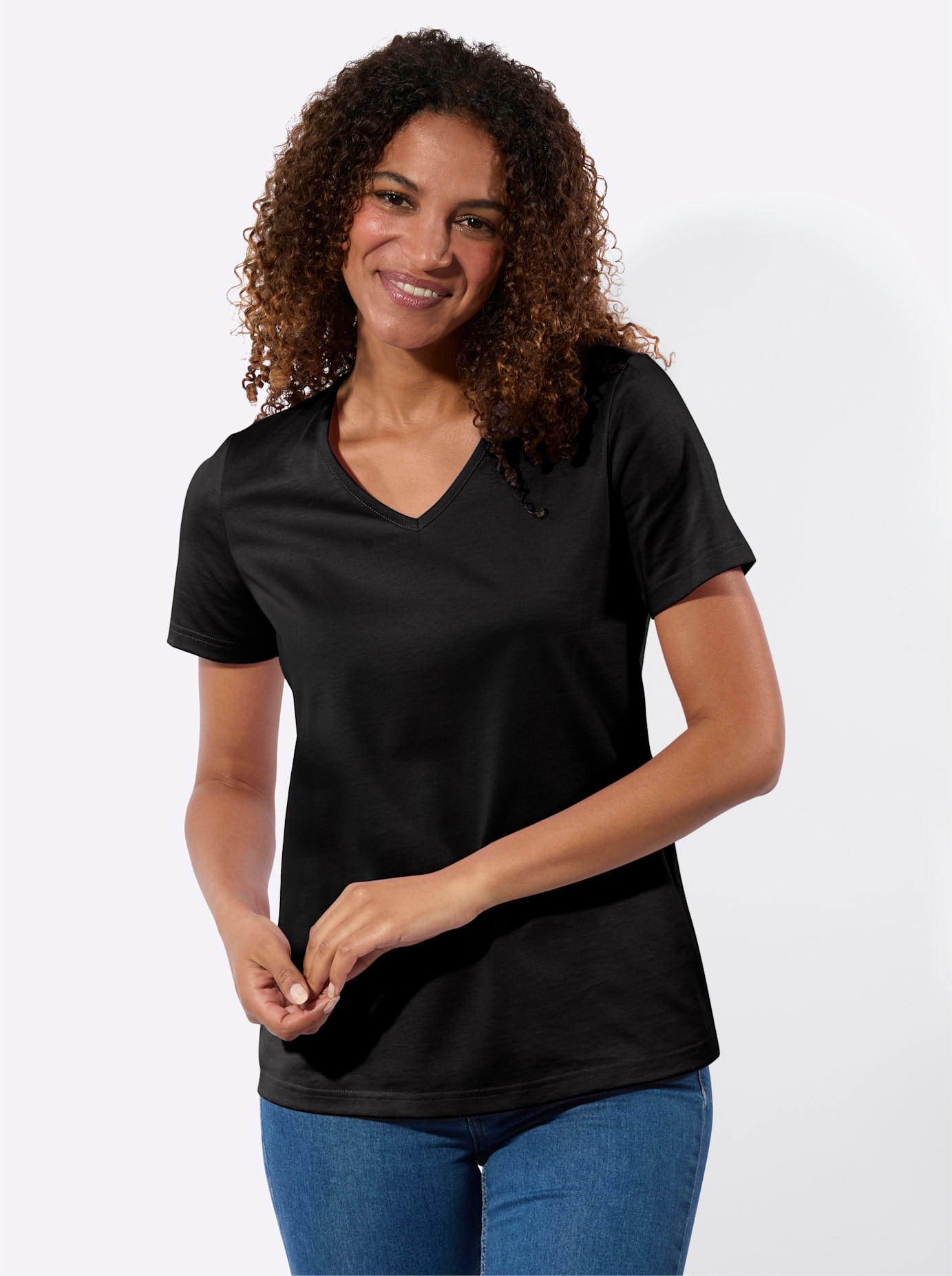 Casual Looks Kurzarmshirt »2er-Pack Shirts« 2 tlg.