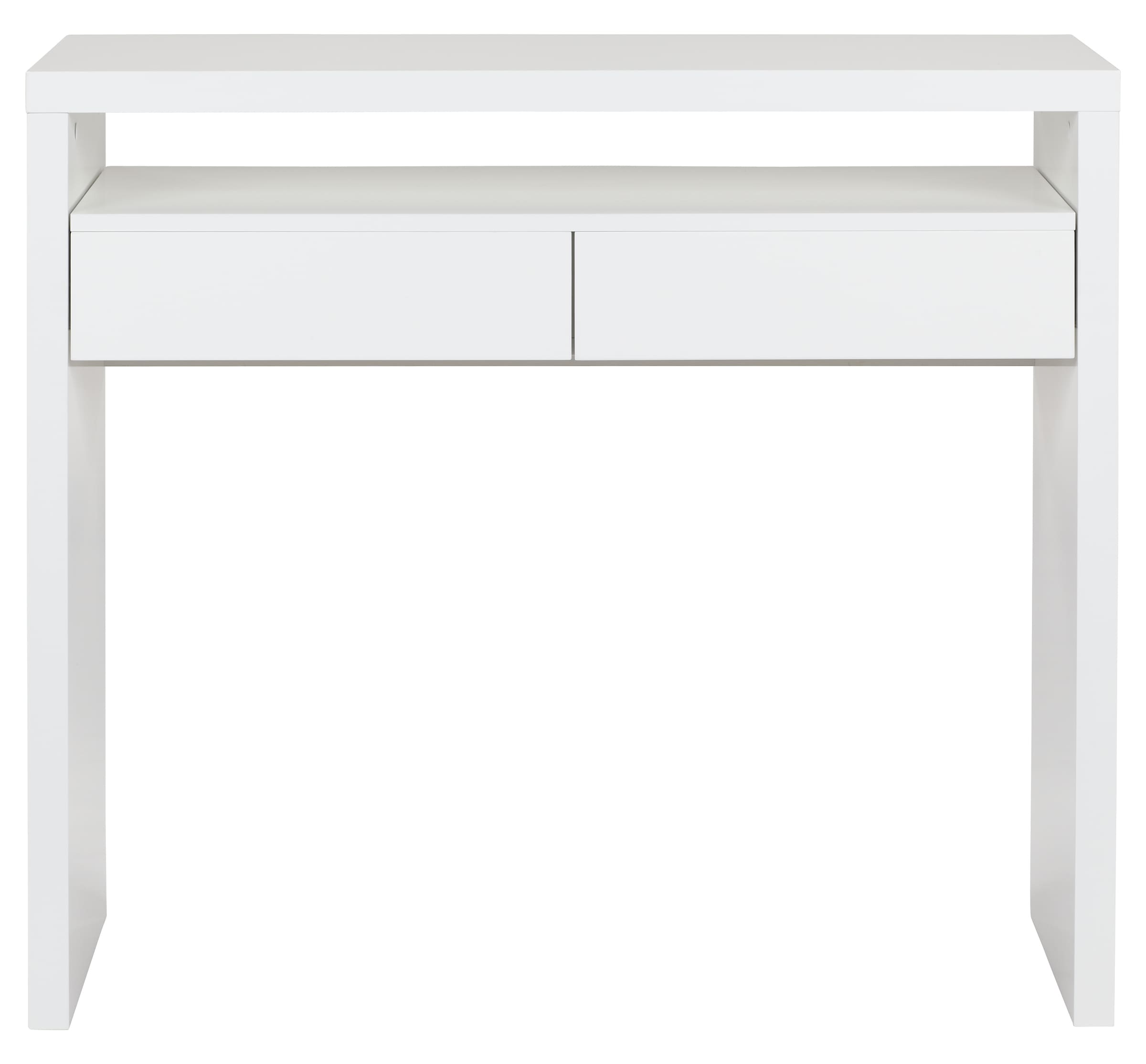 Woodman Schreibtisch »Console10«, puristisches Design, Breite 36 - 56 cm