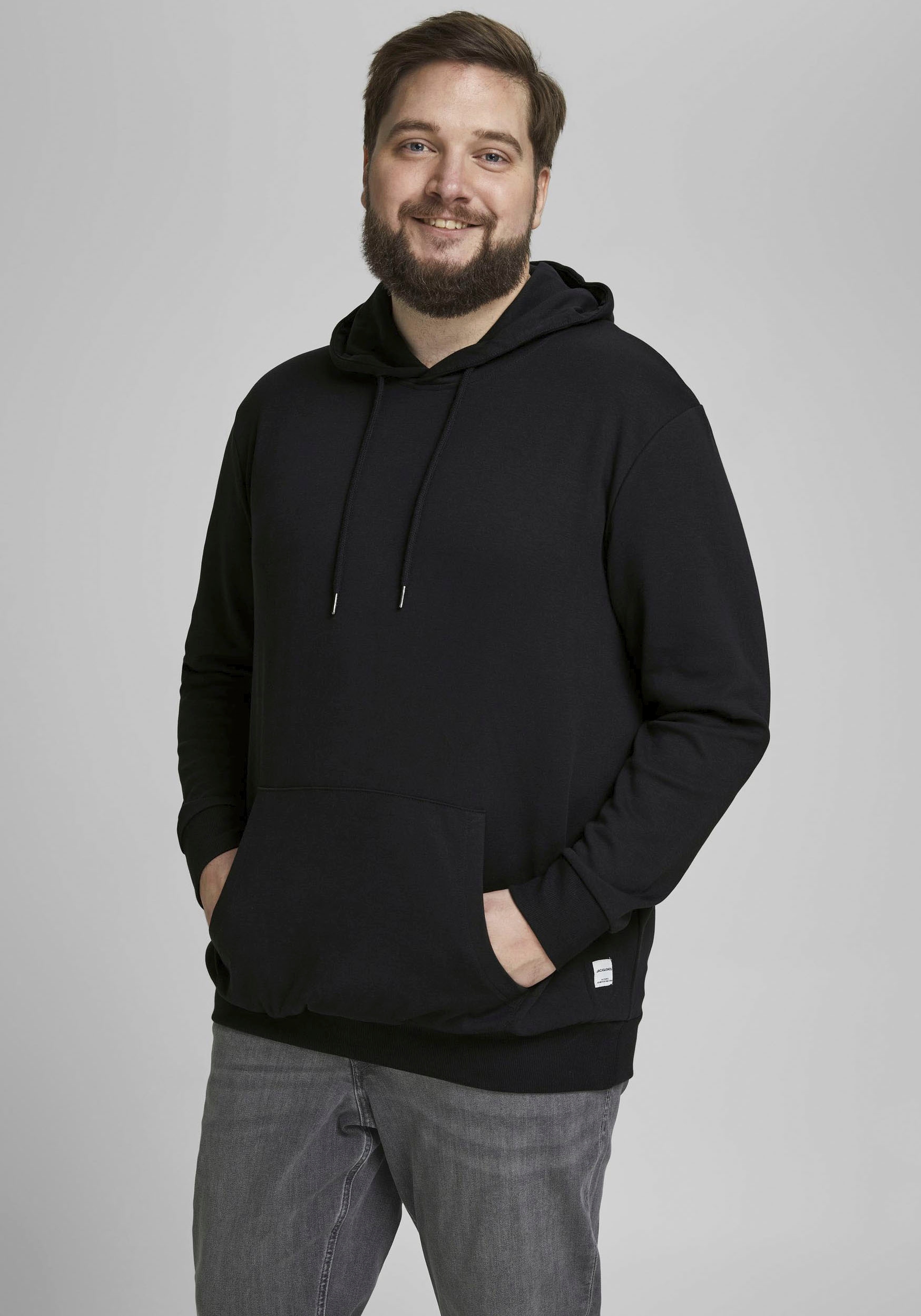 Kapuzensweatshirt »BASIC SWEAT HOOD«, bis Grösse 6XL