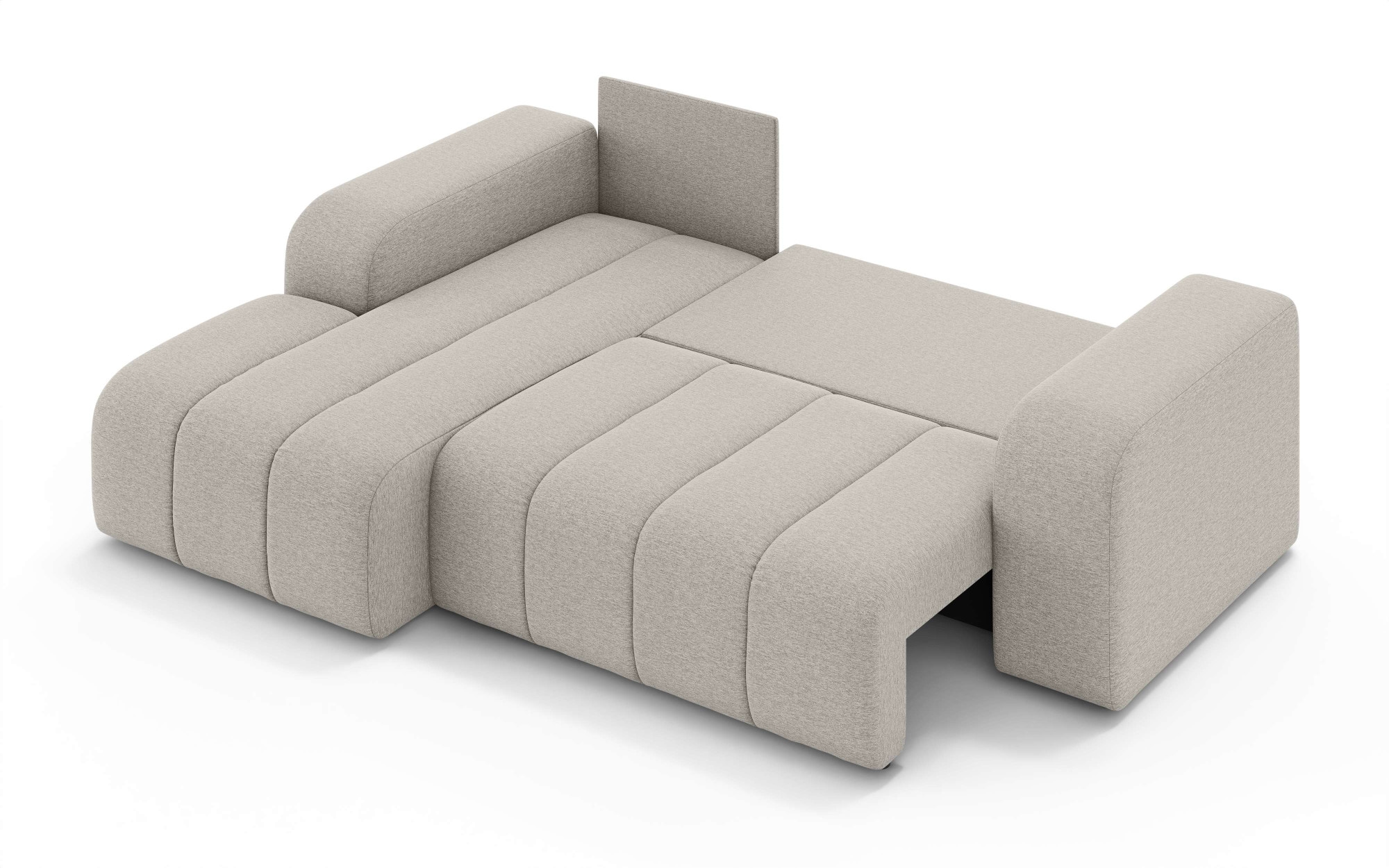 INOSIGN Ecksofa »CASSY L-Form, Schlafsofa mit Bettkasten, Masse B/T/H: 245/165/88 cm«, mit 2 Rückenkissen, Recamiere rechts oder links bestellbar