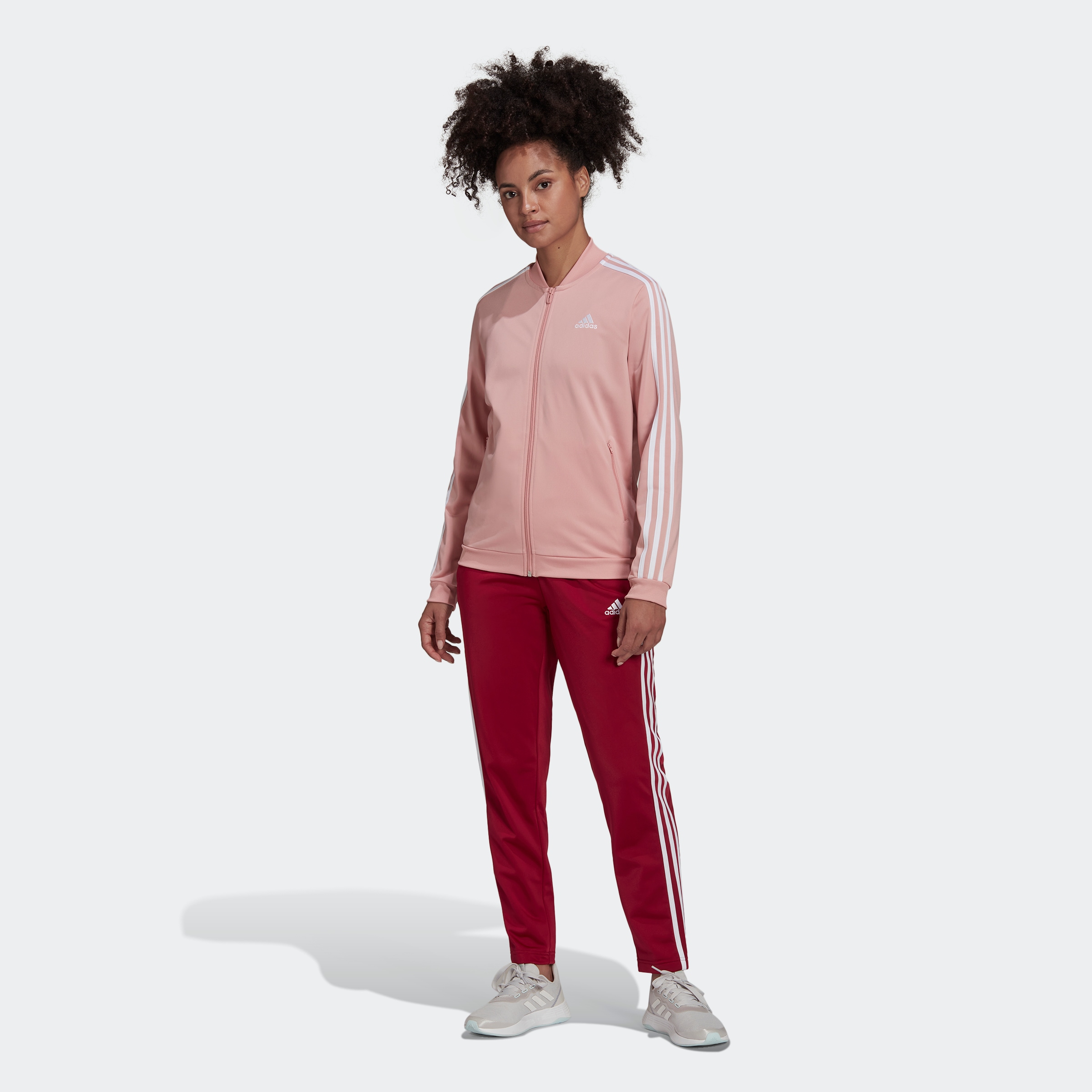 adidas Sportswear Trainingsanzug »ESSENTIALS 3-STREIFEN«, (2 tlg.)