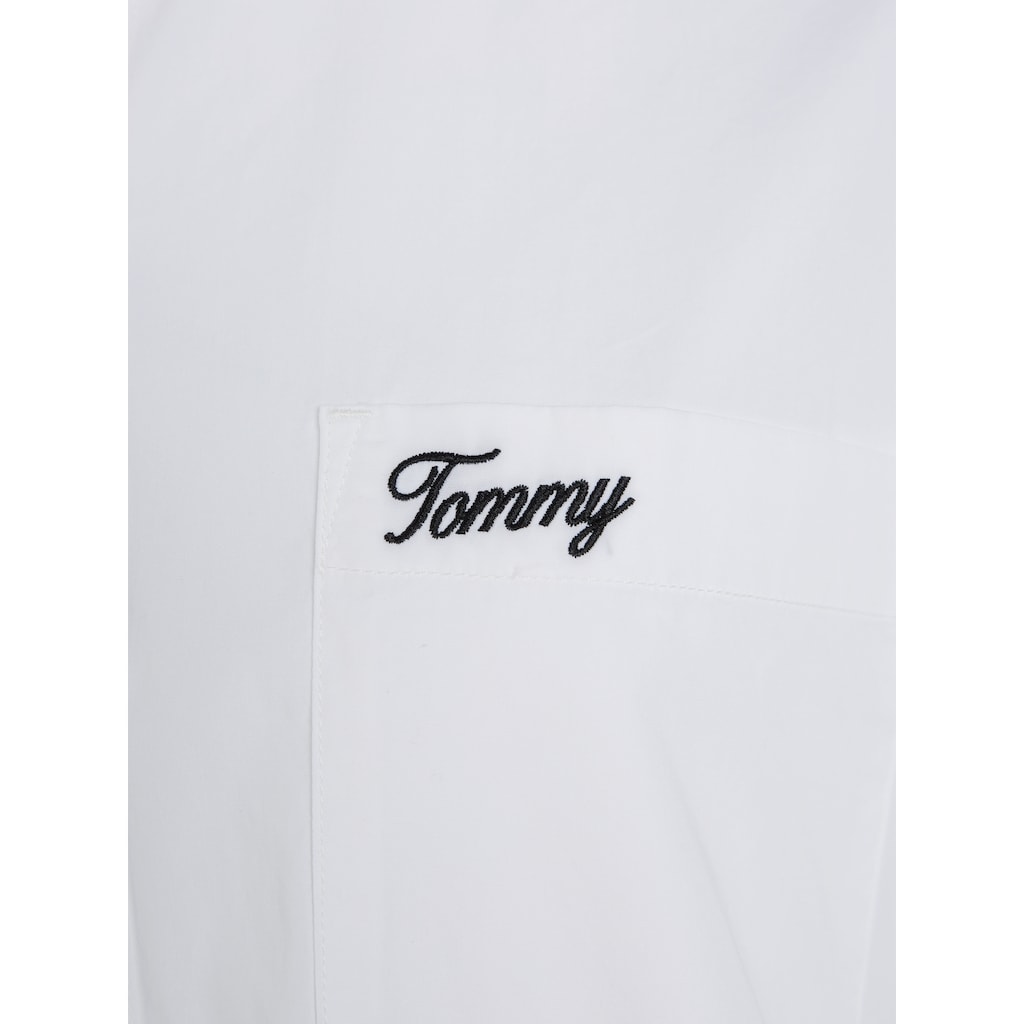 Tommy Jeans Curve Shirtbluse »TJW SP OVR SCRIPT SHIRT EXT«