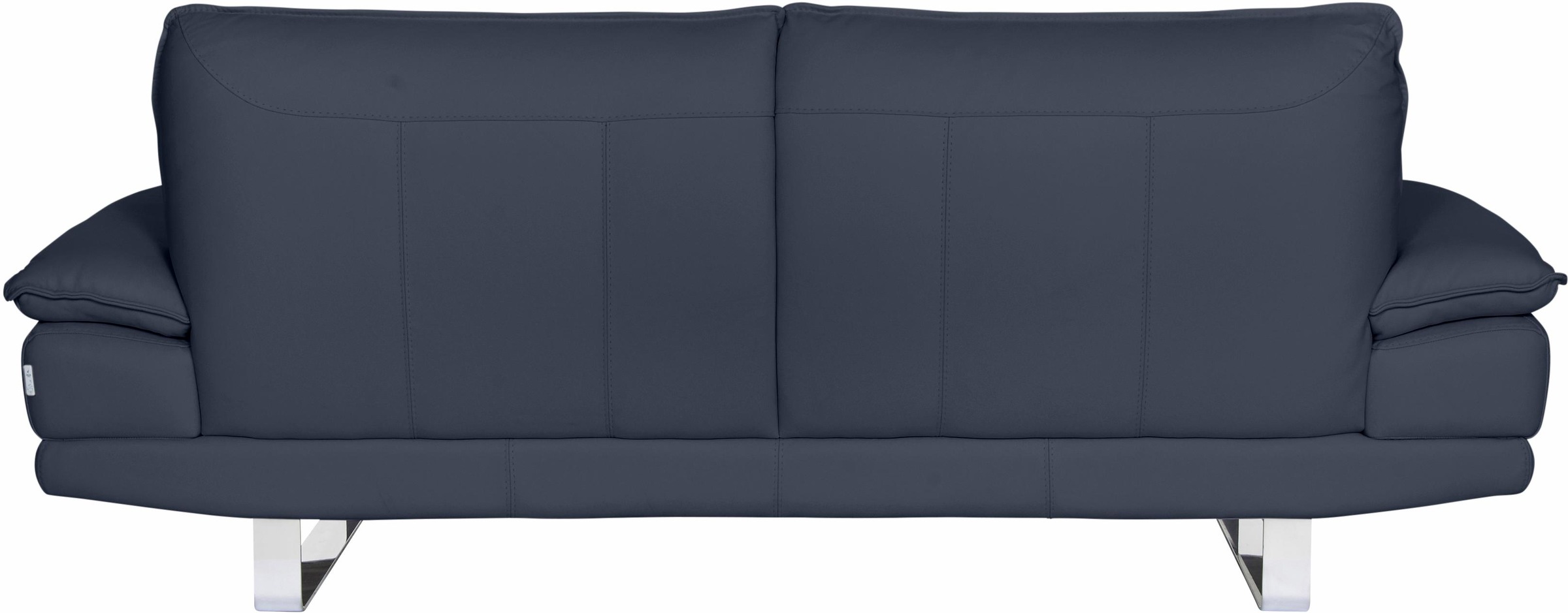 CALIA ITALIA 3-Sitzer »Dave, Sitzkomfort der Extraklasse, tolle Details«, Designsofa auf Kufenfuss, in zwei Lederqualitäten
