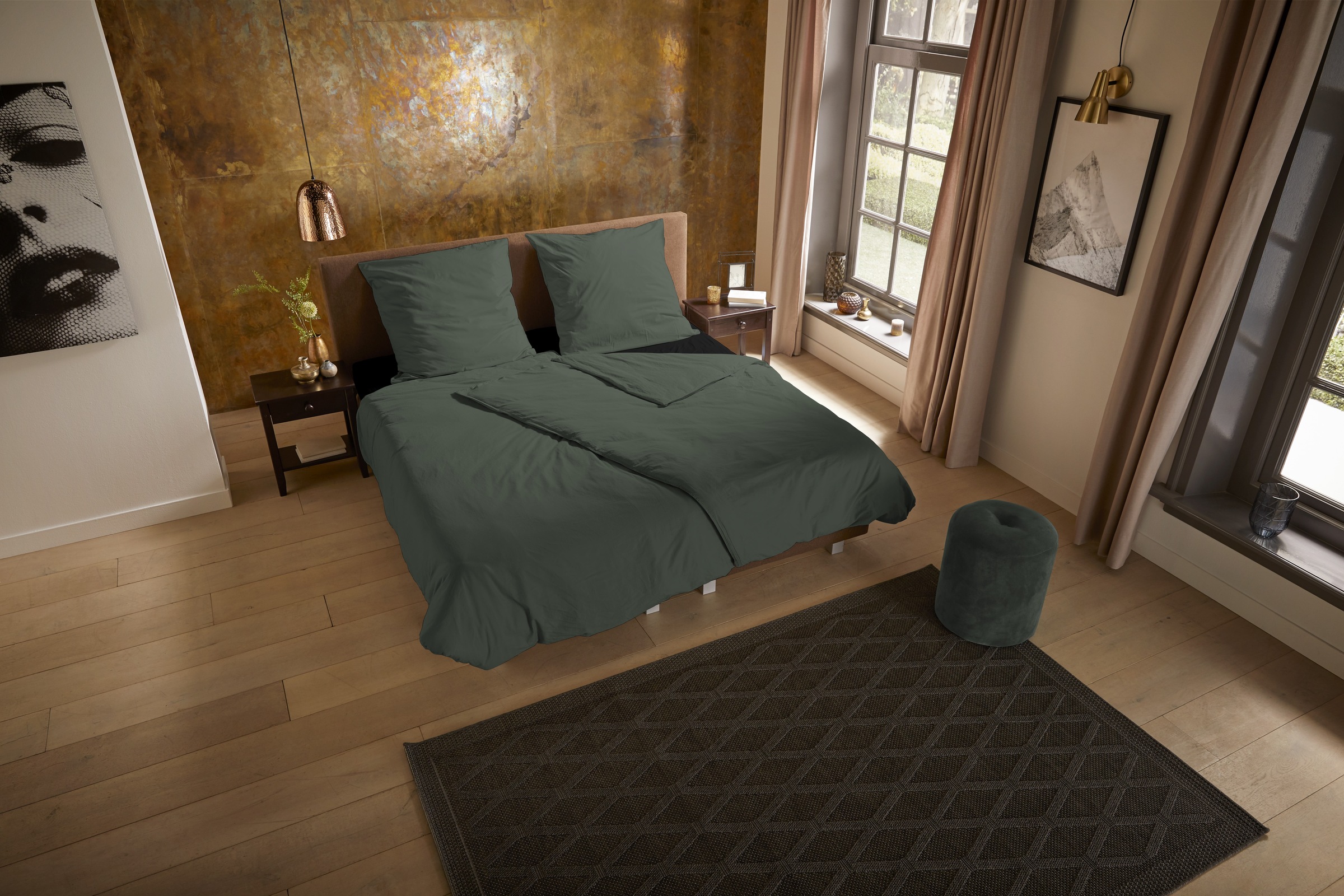 PURE luxury collection Bettwäsche »Pure uni«, Mikrofaser, Pflegeleicht, Weich, Uni, Unifarben, Reissverschluss