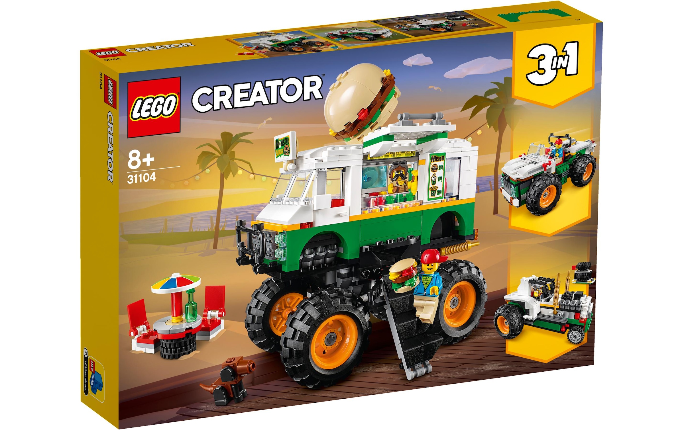 LEGO® Spielbausteine »Creator Burger-Monster-Truck«