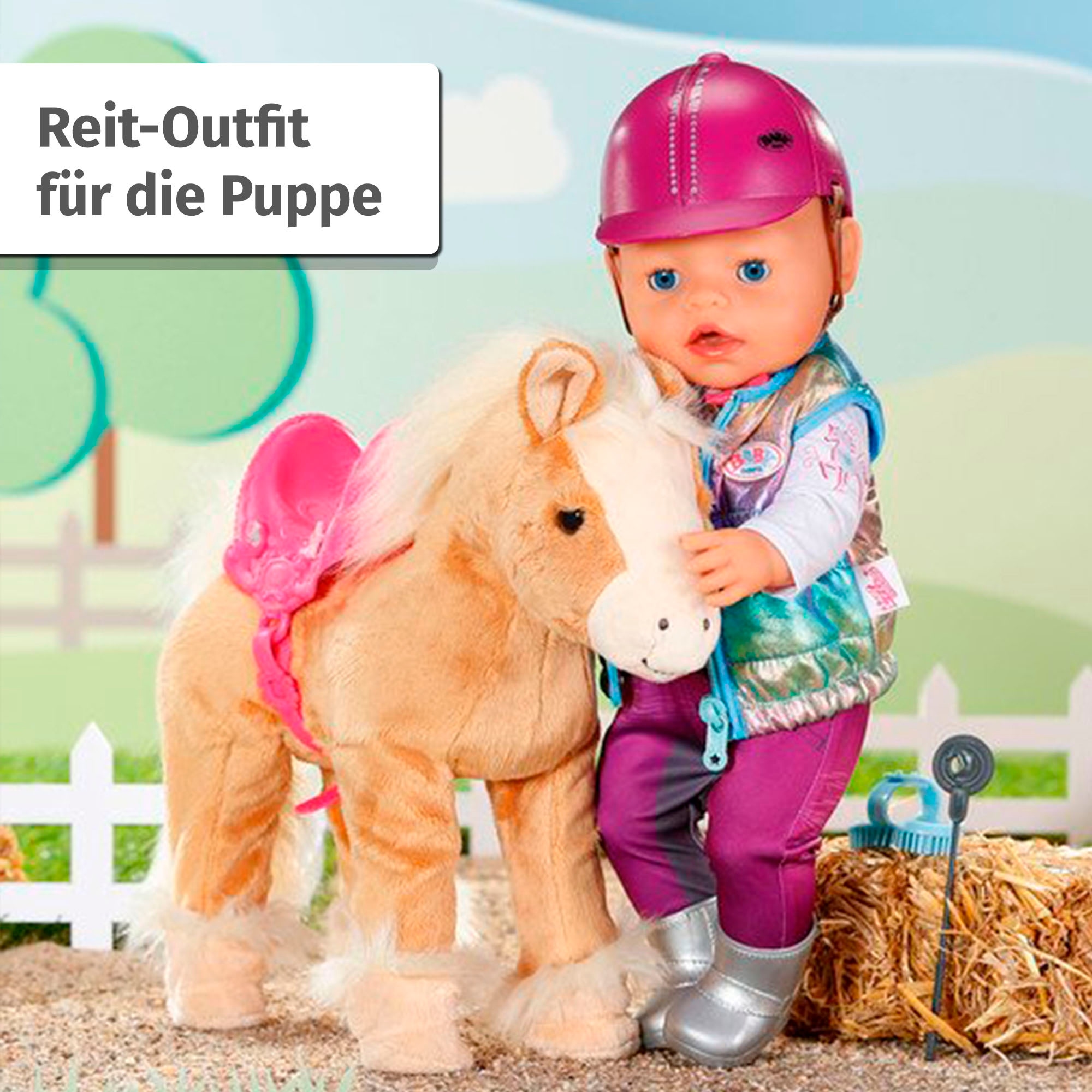 Baby Born Puppenkleidung »Reiter-Outfit 43 cm«