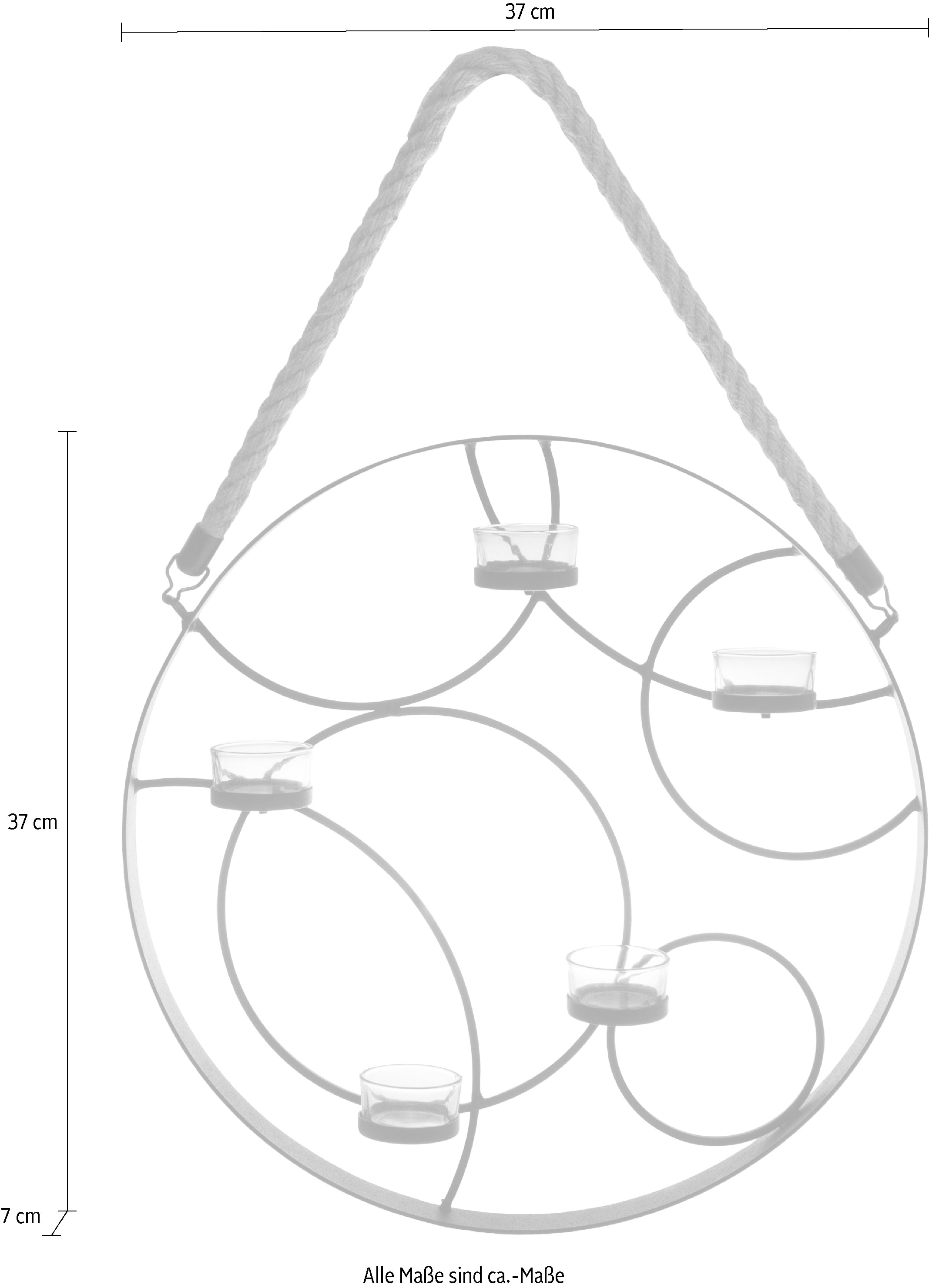 Myflair Möbel & Accessoires Wandkerzenhalter online Jelmoli-Versand kaufen schwarz Landhaus, »Kirill, schwarz«, 