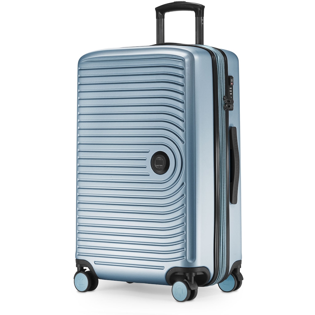 Hauptstadtkoffer Hartschalen-Trolley »Mitte, pool blue, 68 cm«, 4 Rollen